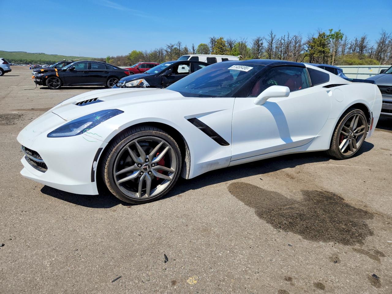 2015 Chevrolet Corvette Stingray 2lt White vin: 1G1YD2D77F5103253