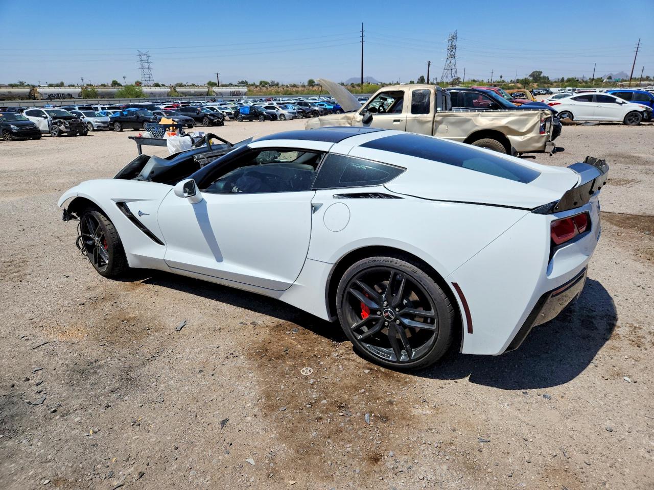 2015 Chevrolet Corvette Stingray 2lt White vin: 1G1YD2D77F5110025