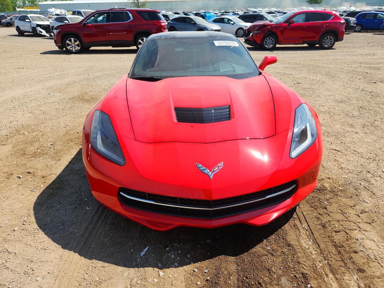 2015 Chevrolet Corvette Stingray 2lt Red vin: 1G1YD2D77F5123373