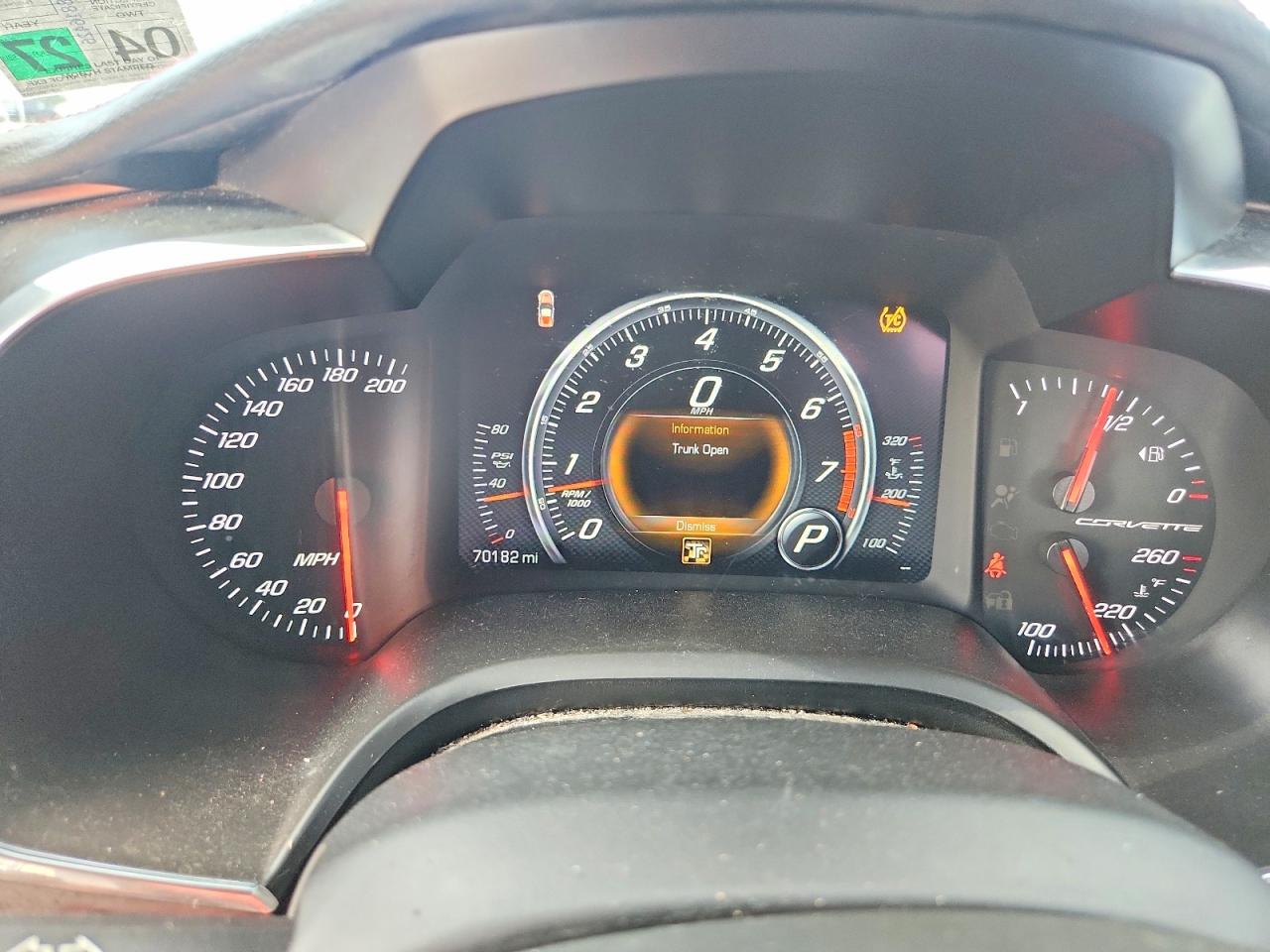 2015 Chevrolet Corvette Stingray 2lt Белый vin: 1G1YD2D78F5106419