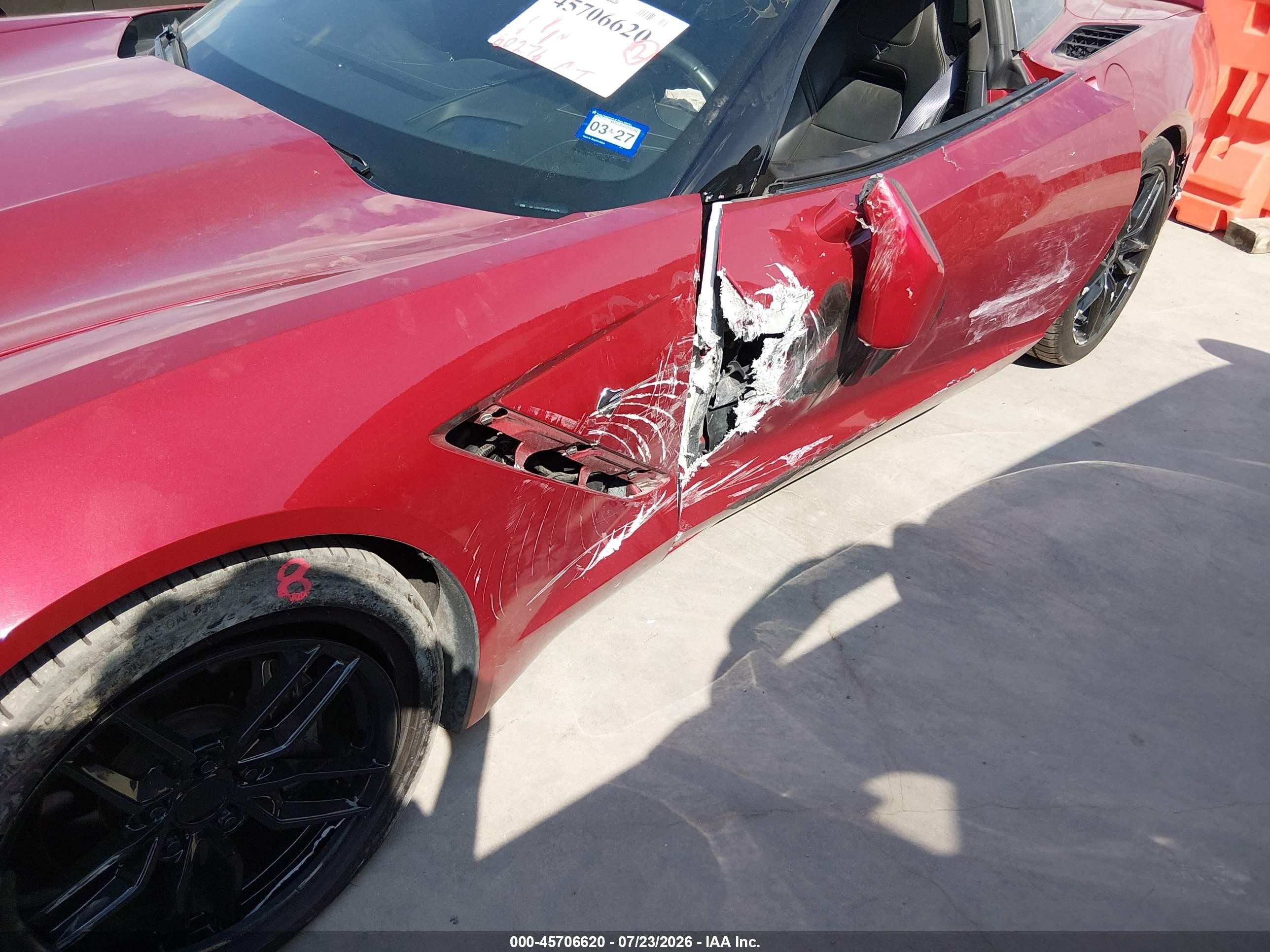2015 Chevrolet Corvette Stingray Темно-бордовый vin: 1G1YD2D79F5111175