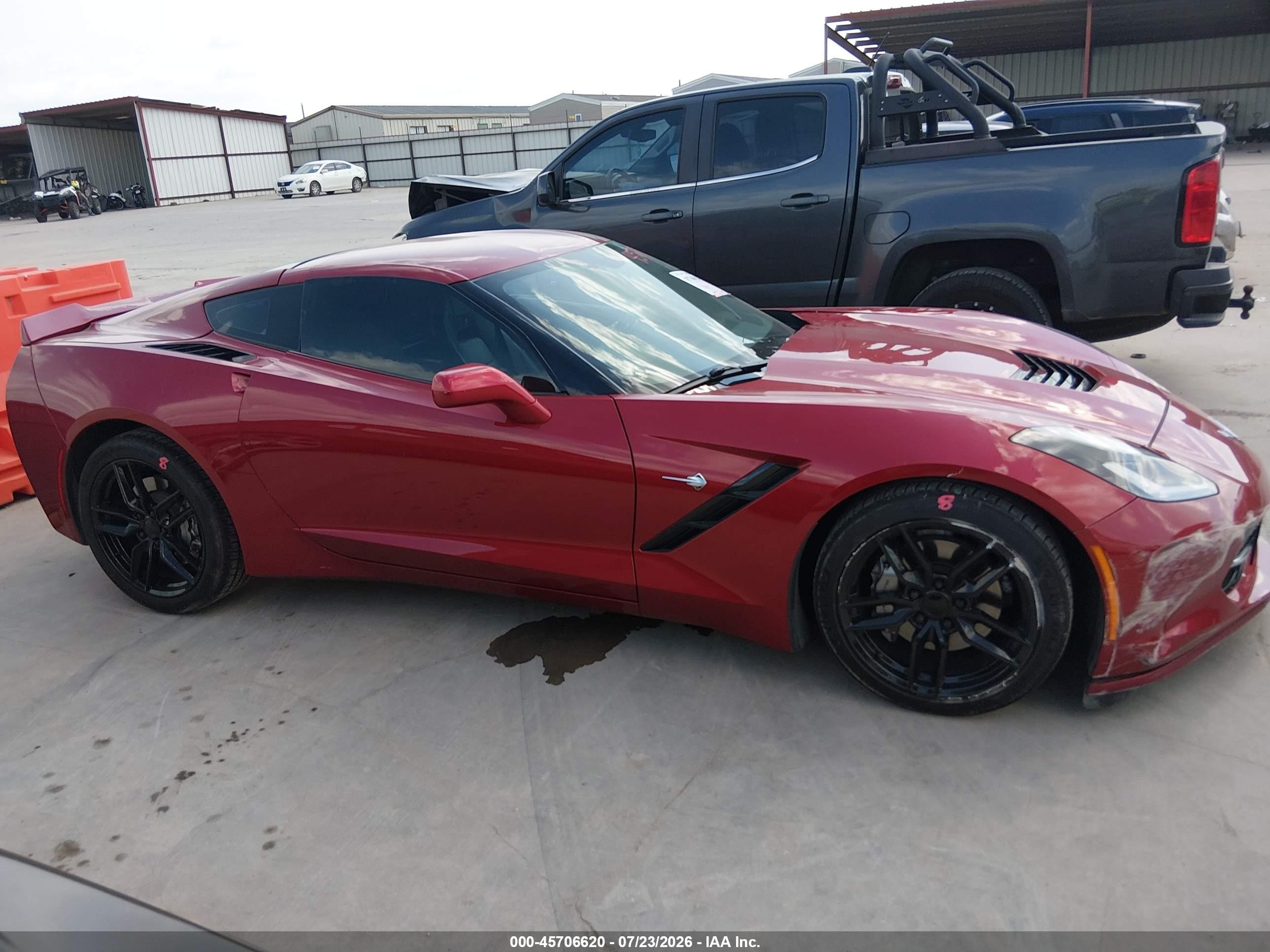 2015 Chevrolet Corvette Stingray Темно-бордовый vin: 1G1YD2D79F5111175