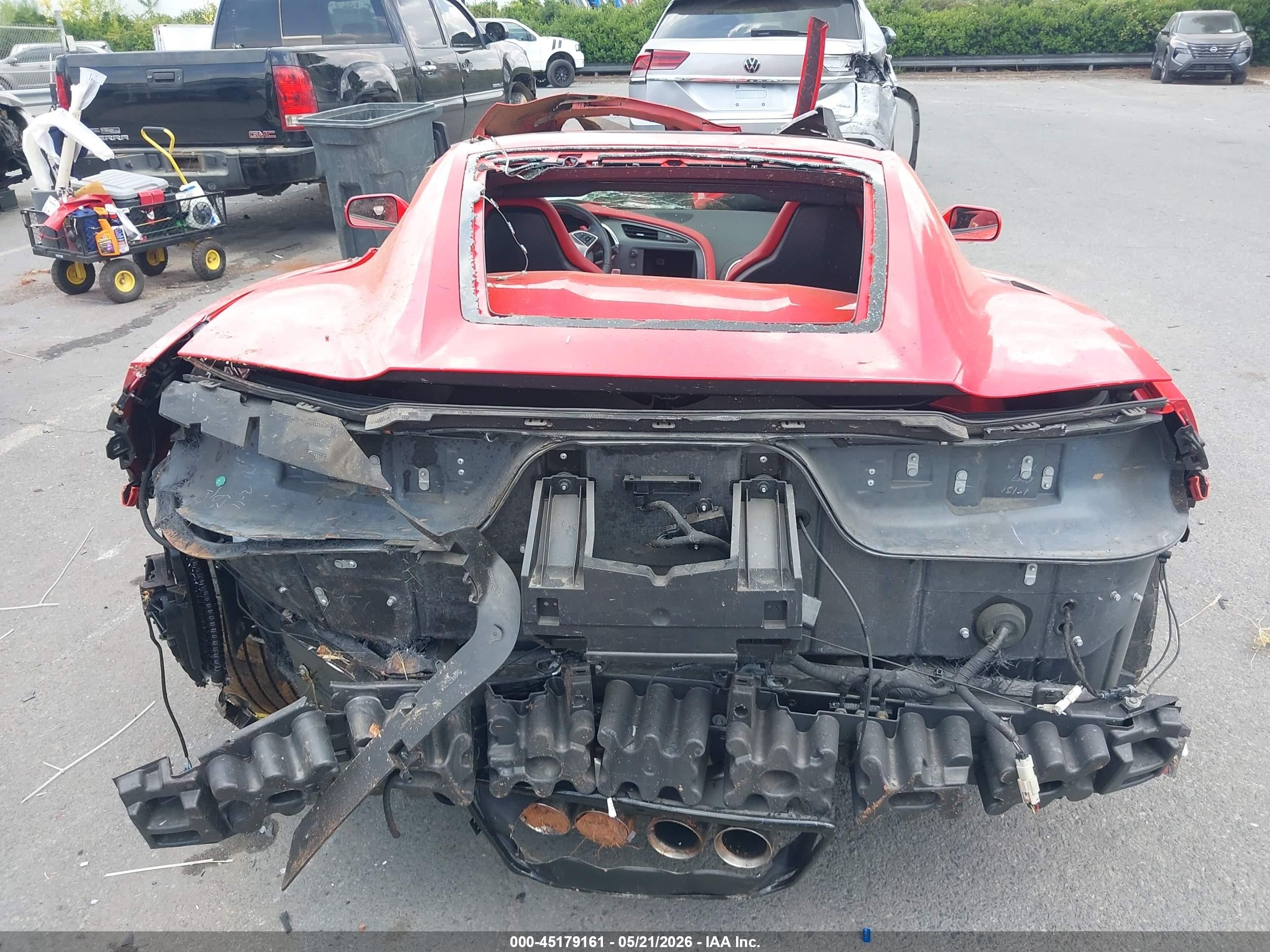 2019 Chevrolet Corvette Stingray Red vin: 1G1YD2D79K5116208