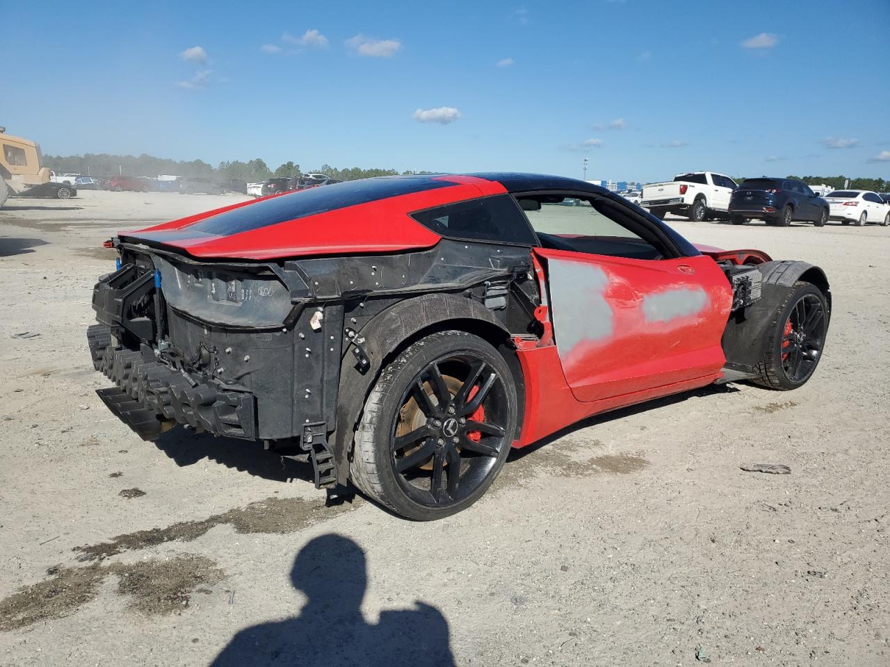 2015 Chevrolet Corvette Stingray 2lt Red vin: 1G1YD2D7XF5108575