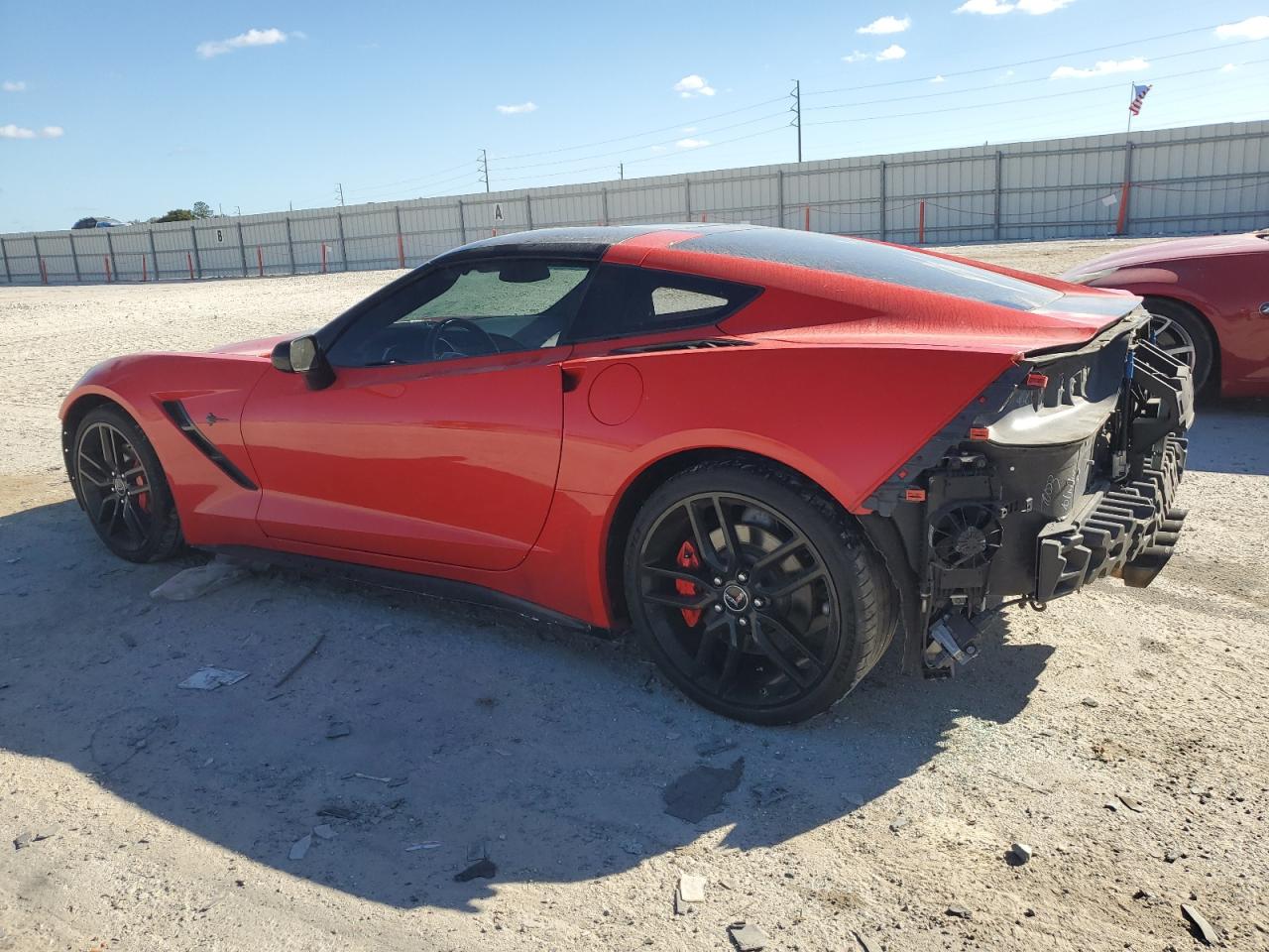 2015 Chevrolet Corvette Stingray 2lt Red vin: 1G1YD2D7XF5108575