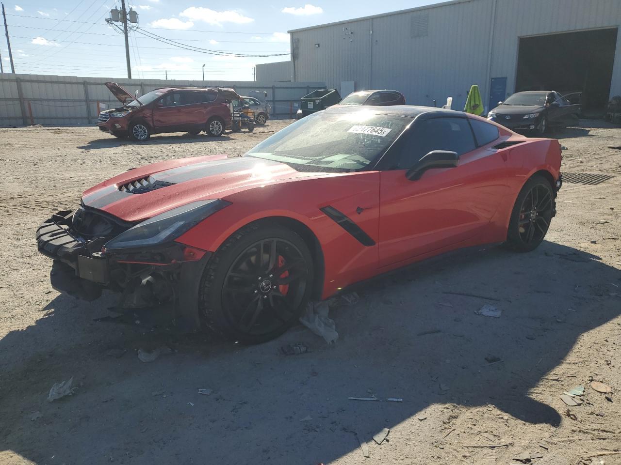 2015 Chevrolet Corvette Stingray 2lt Red vin: 1G1YD2D7XF5108575
