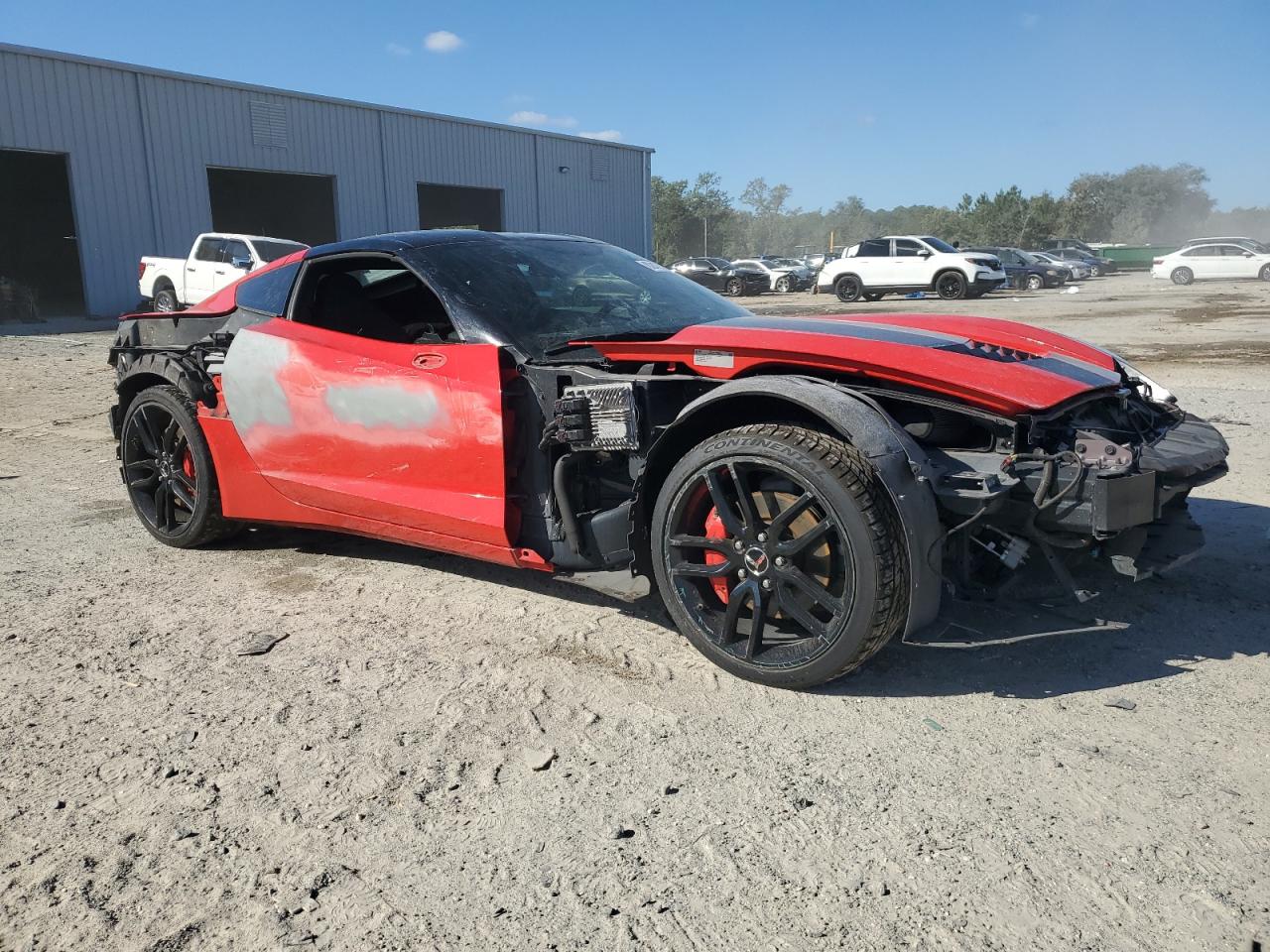 2015 Chevrolet Corvette Stingray 2lt Red vin: 1G1YD2D7XF5108575