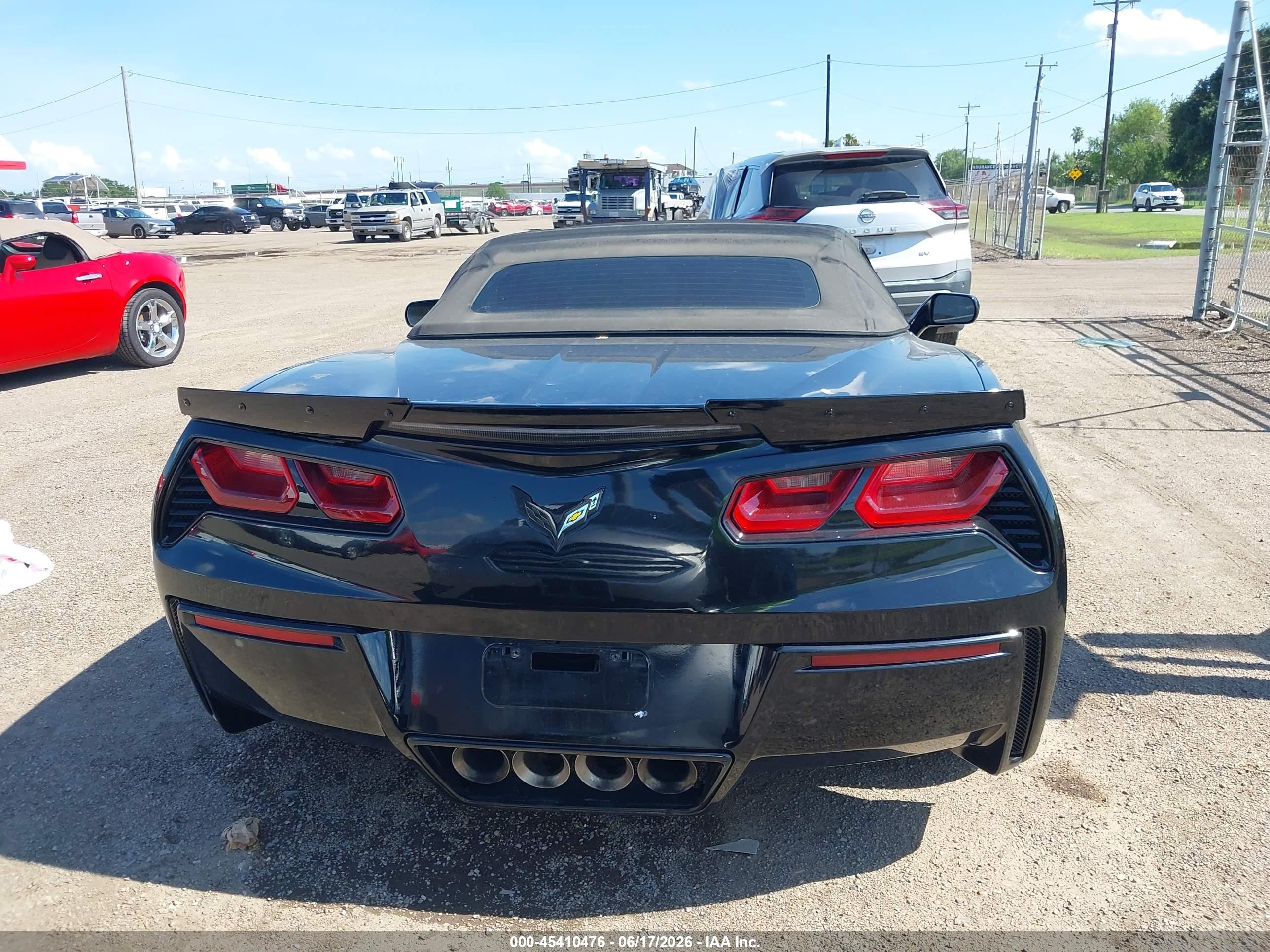 2015 Chevrolet Corvette Stingray Black vin: 1G1YD3D78F5107530