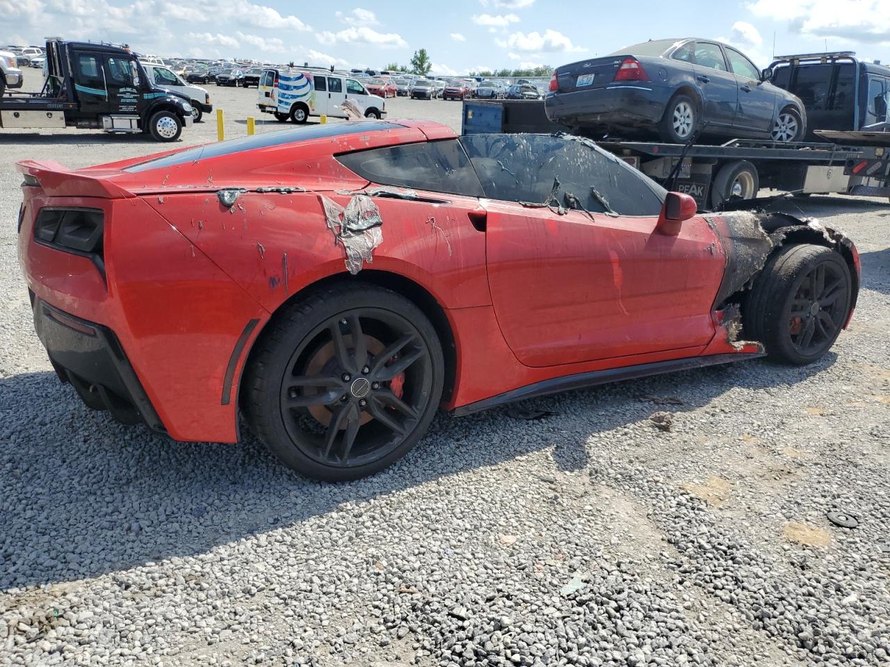 2014 Chevrolet Corvette Stingray 3lt Красный vin: 1G1YE2D7XE5106014