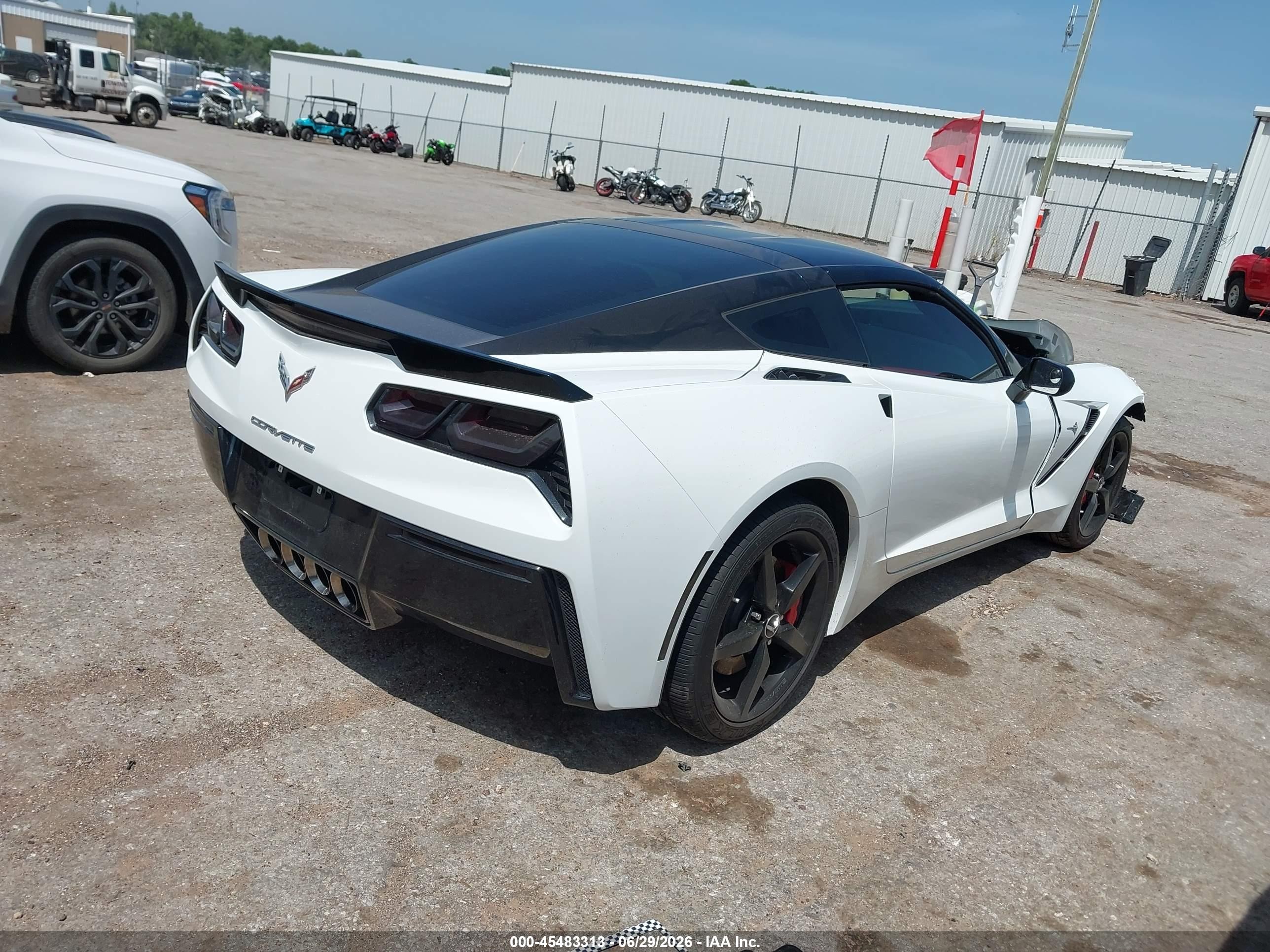 2015 Chevrolet Corvette Stingray White vin: 1G1YF2D74F5106055