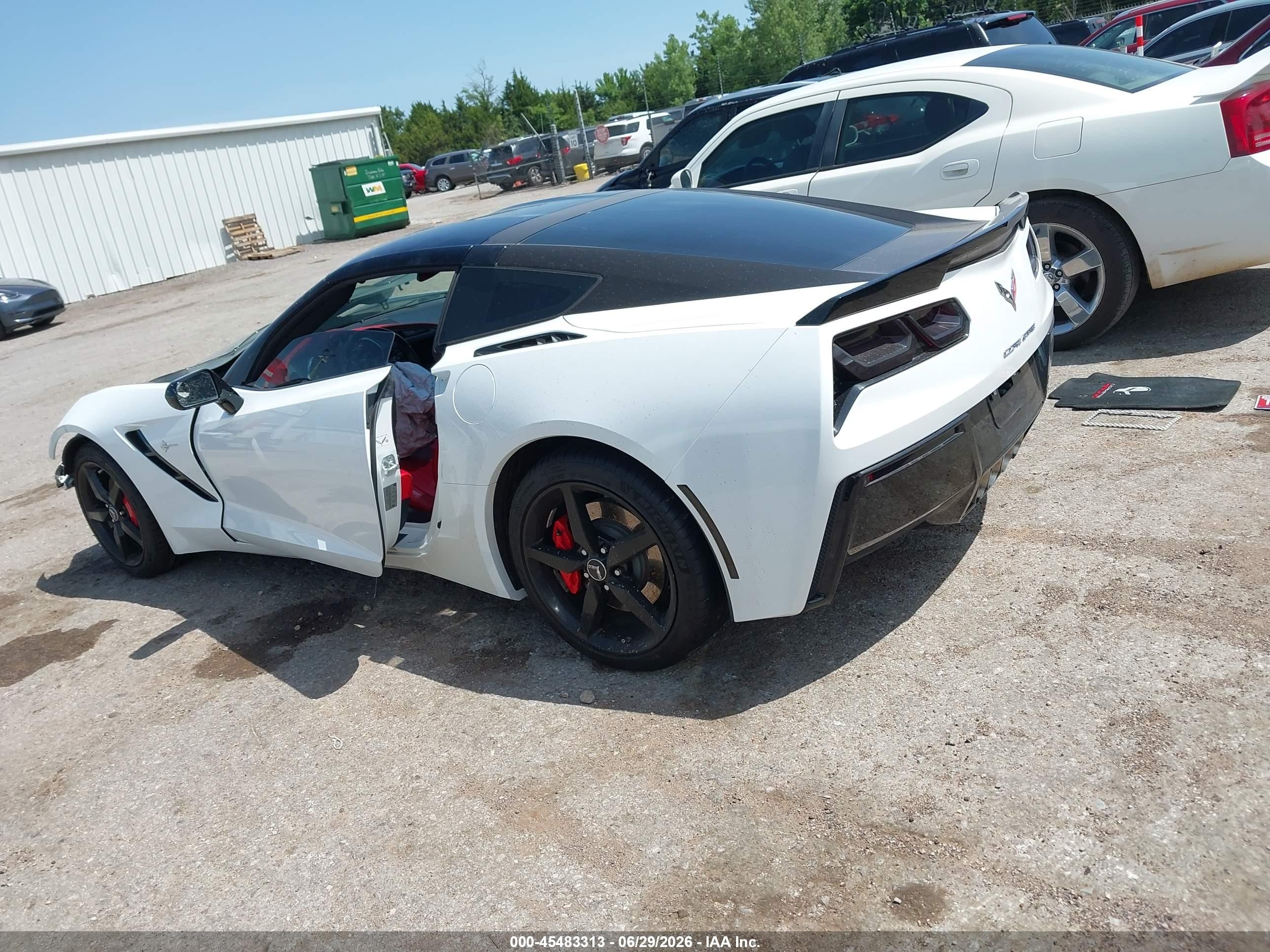 2015 Chevrolet Corvette Stingray White vin: 1G1YF2D74F5106055