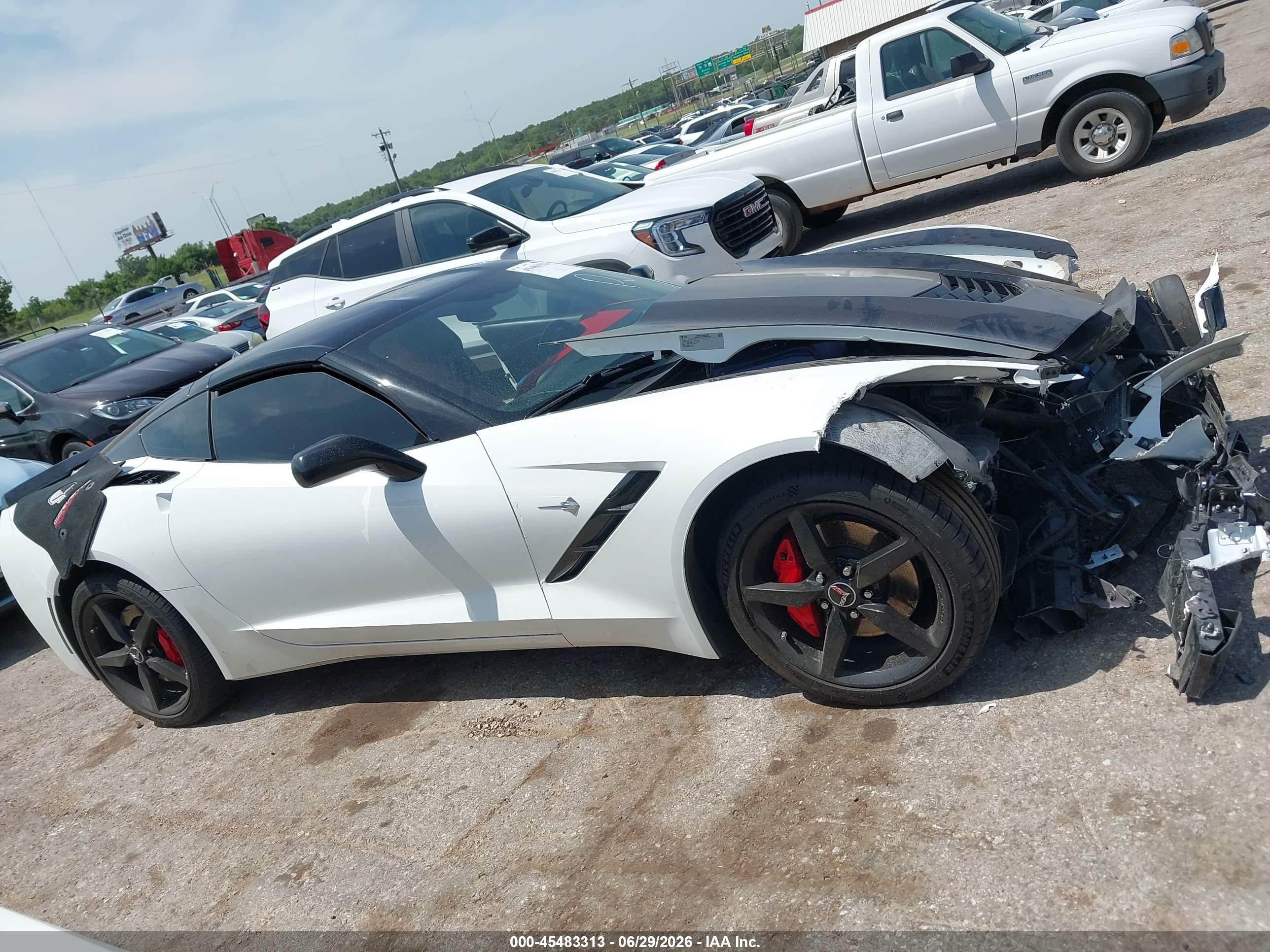 2015 Chevrolet Corvette Stingray White vin: 1G1YF2D74F5106055