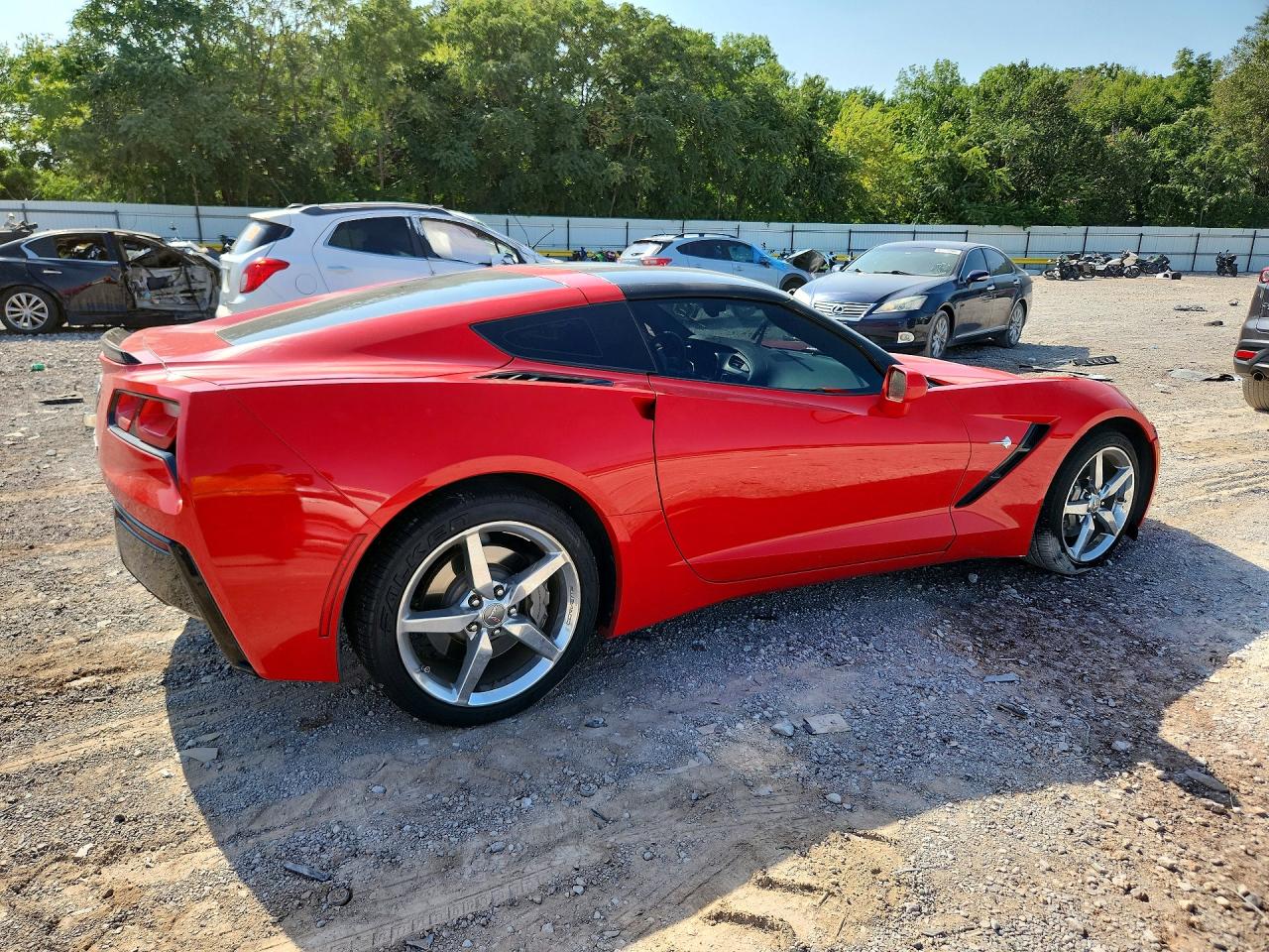 2015 Chevrolet Corvette Stingray 3lt Красный vin: 1G1YF2D74F5106105