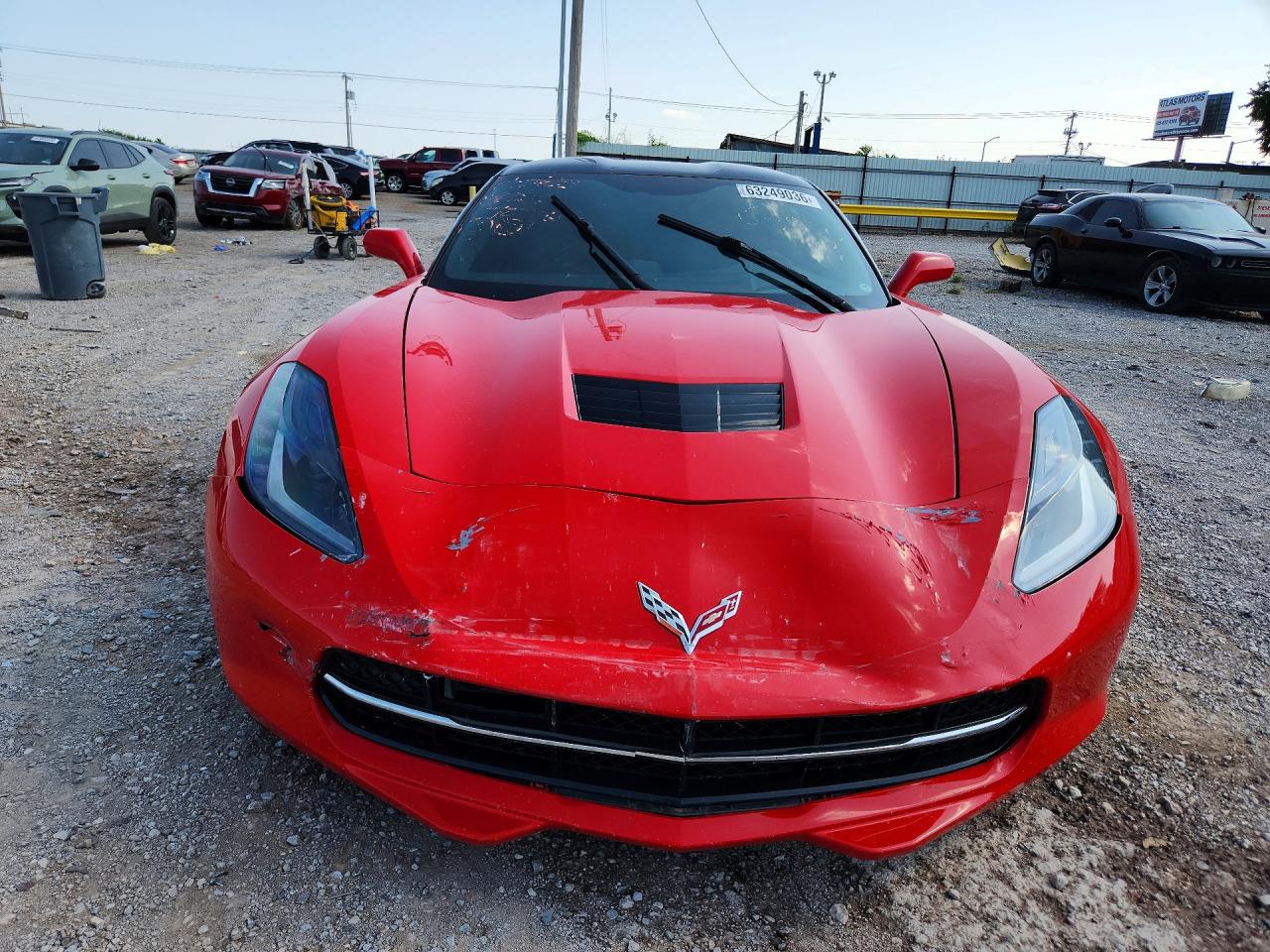 2015 Chevrolet Corvette Stingray 3lt Красный vin: 1G1YF2D74F5106105