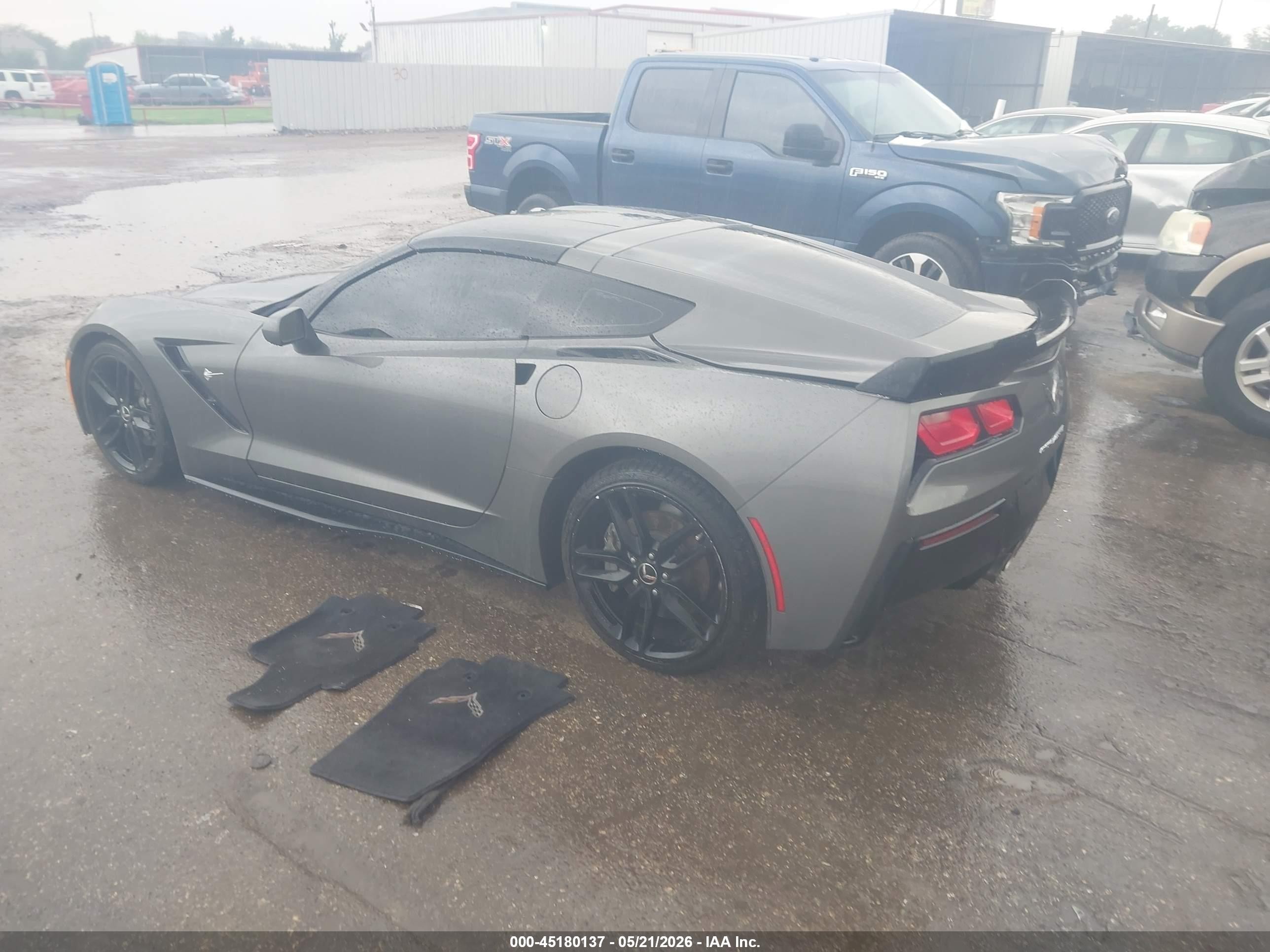2015 Chevrolet Corvette Stingray Gray vin: 1G1YF2D79F5102924