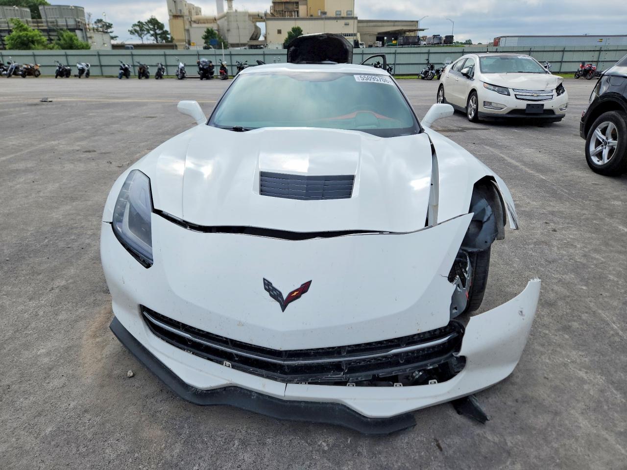 2015 Chevrolet Corvette Stingray 3lt White vin: 1G1YF2D79F5105158