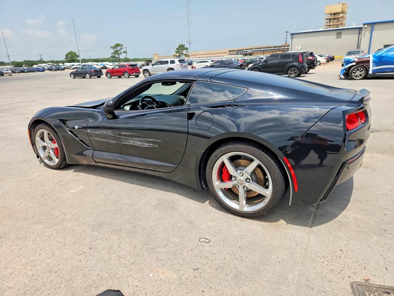 2014 Chevrolet Corvette Stingray 3lt Black vin: 1G1YF2D7XE5110738