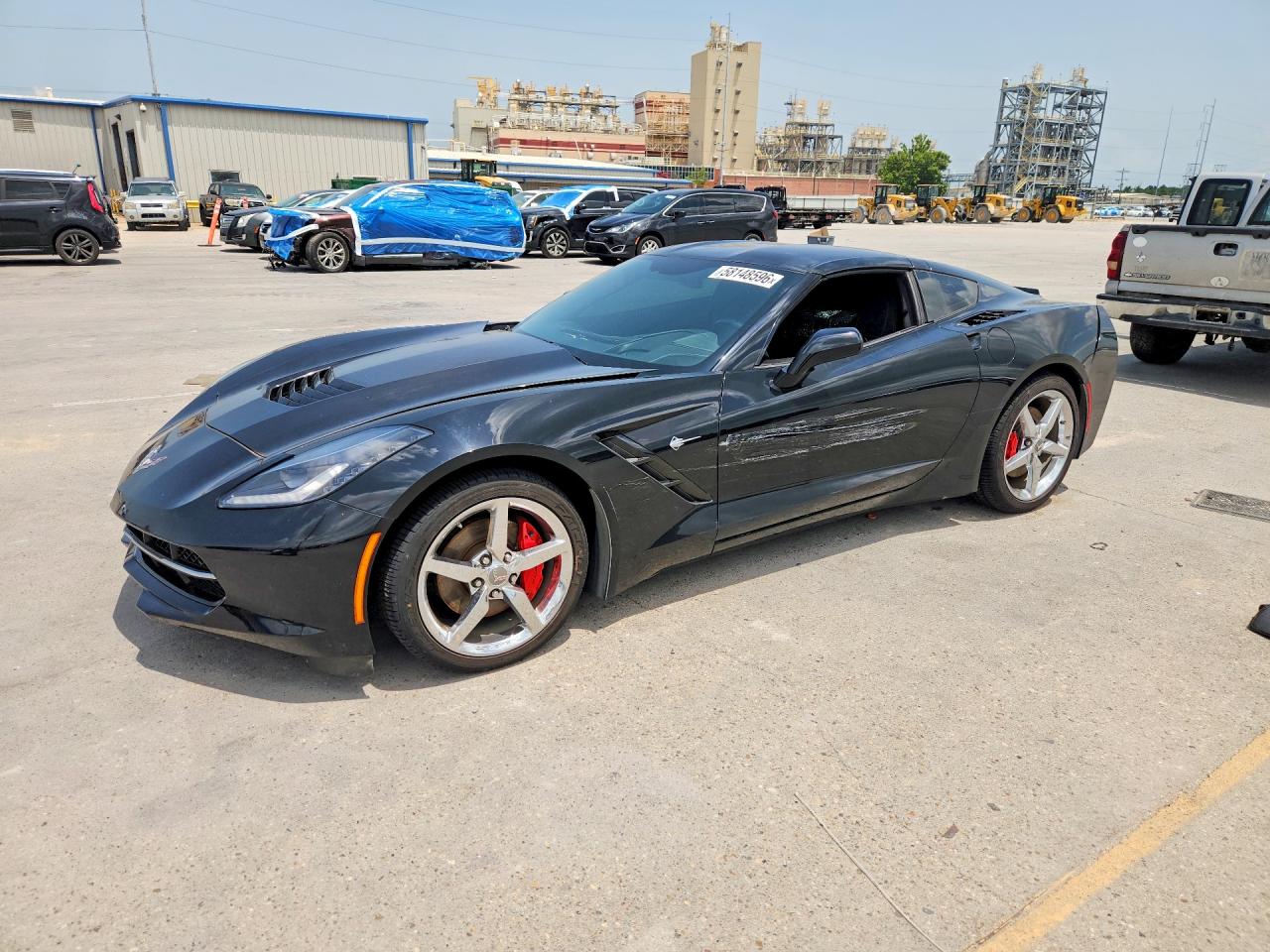 2014 Chevrolet Corvette Stingray 3lt Black vin: 1G1YF2D7XE5110738