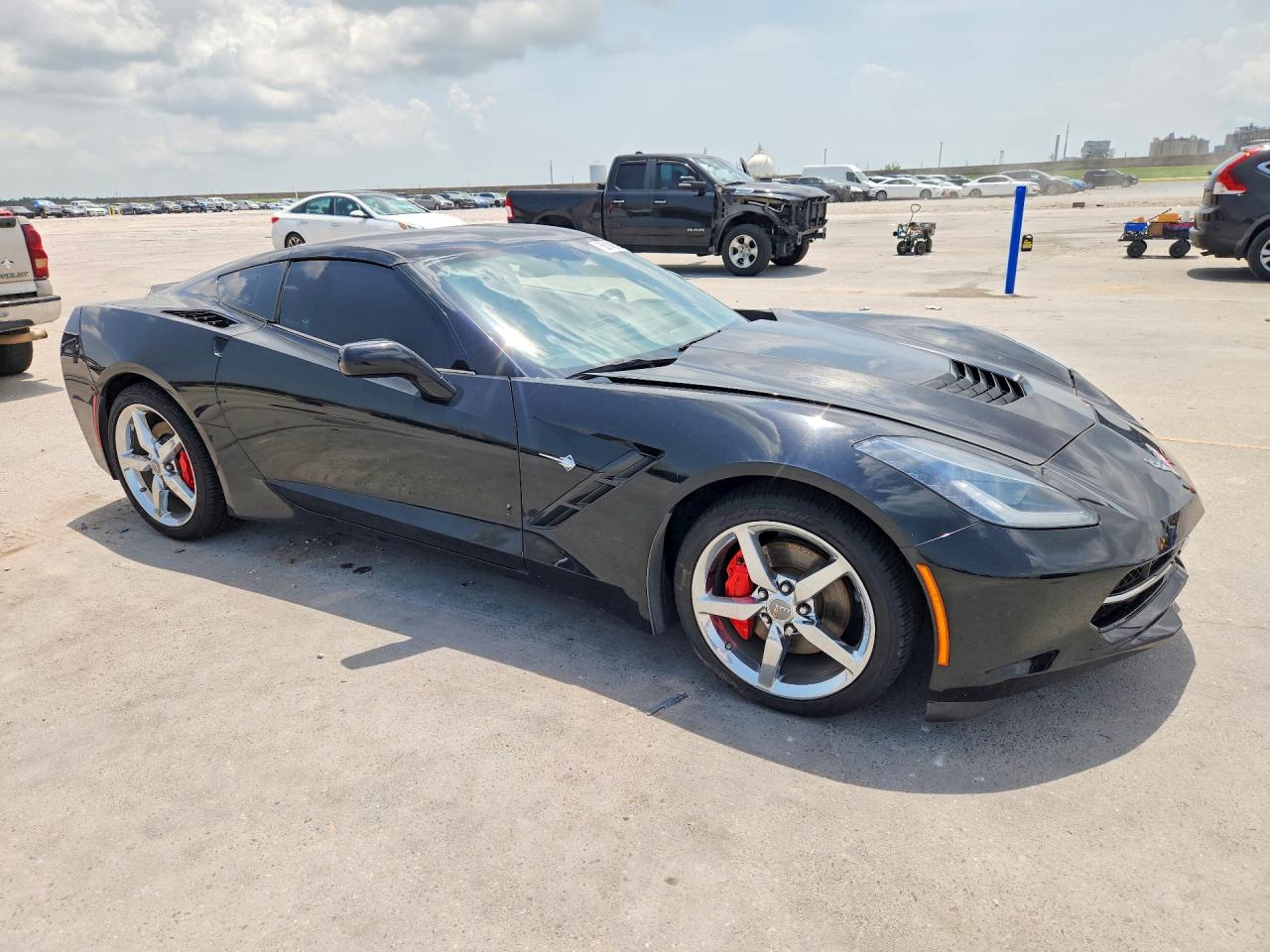 2014 Chevrolet Corvette Stingray 3lt Black vin: 1G1YF2D7XE5110738