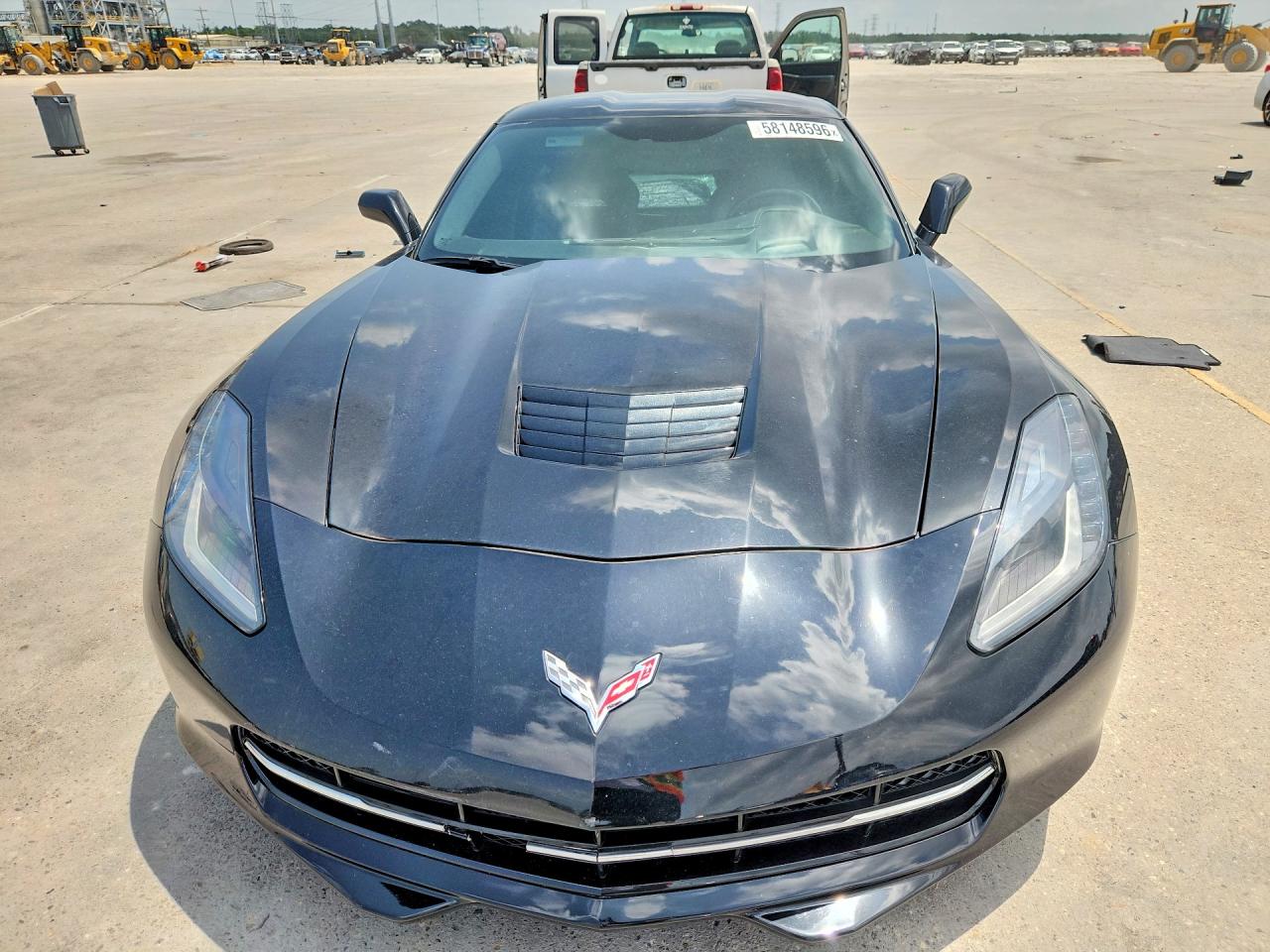 2014 Chevrolet Corvette Stingray 3lt Black vin: 1G1YF2D7XE5110738