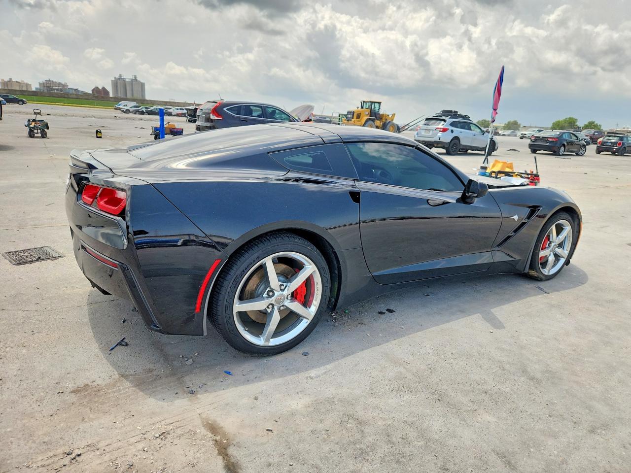 2014 Chevrolet Corvette Stingray 3lt Black vin: 1G1YF2D7XE5110738