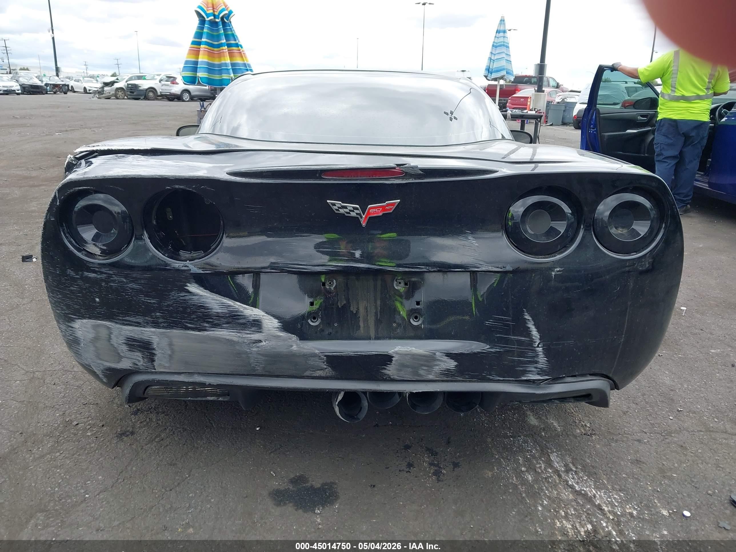 2013 Chevrolet Corvette   Черный vin: 1G1YF2DW2D5103823