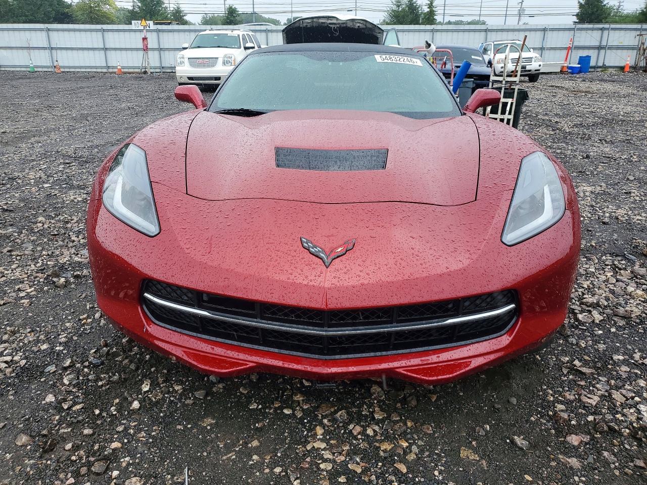 2015 Chevrolet Corvette Stingray 3lt Red vin: 1G1YF3D7XF5117535