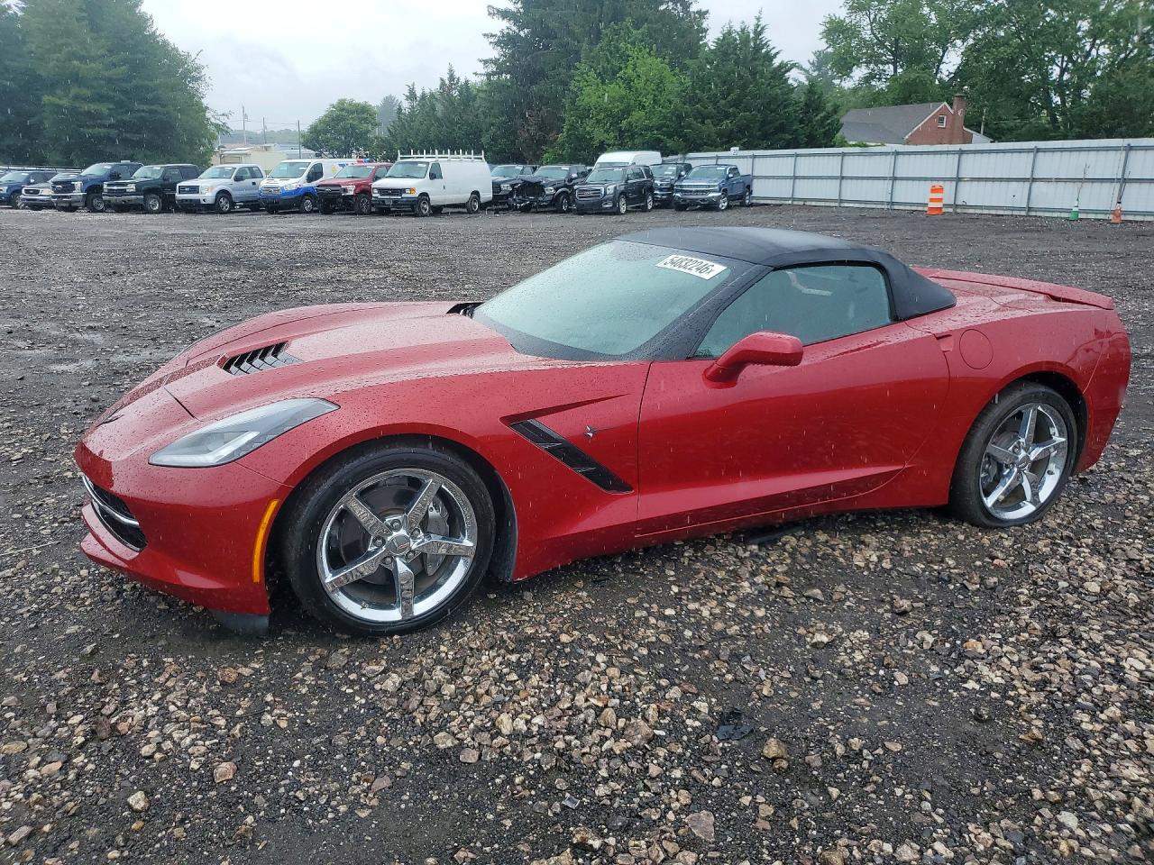2015 Chevrolet Corvette Stingray 3lt Red vin: 1G1YF3D7XF5117535