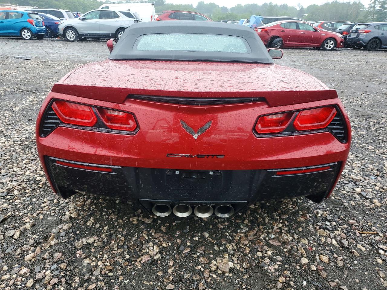 2015 Chevrolet Corvette Stingray 3lt Red vin: 1G1YF3D7XF5117535