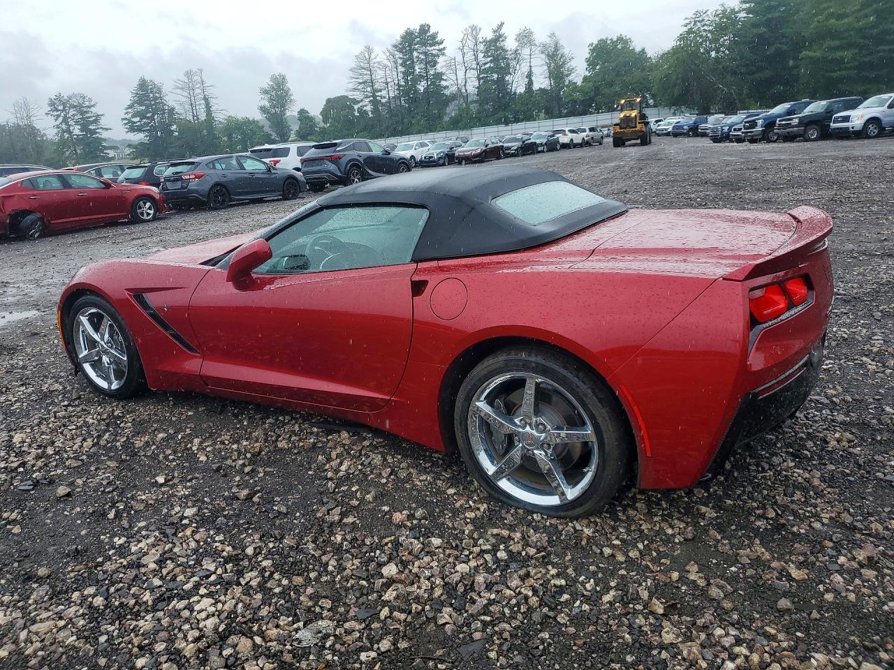2015 Chevrolet Corvette Stingray 3lt Red vin: 1G1YF3D7XF5117535