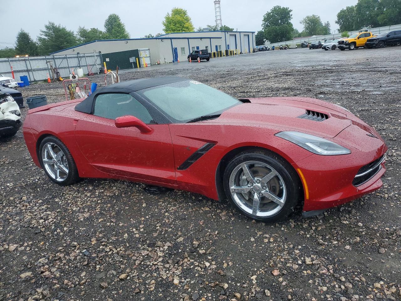 2015 Chevrolet Corvette Stingray 3lt Red vin: 1G1YF3D7XF5117535