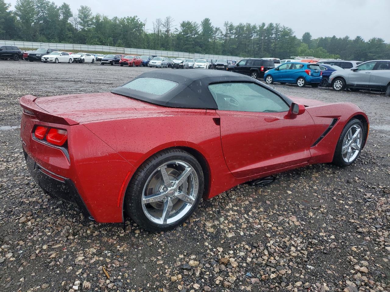 2015 Chevrolet Corvette Stingray 3lt Red vin: 1G1YF3D7XF5117535