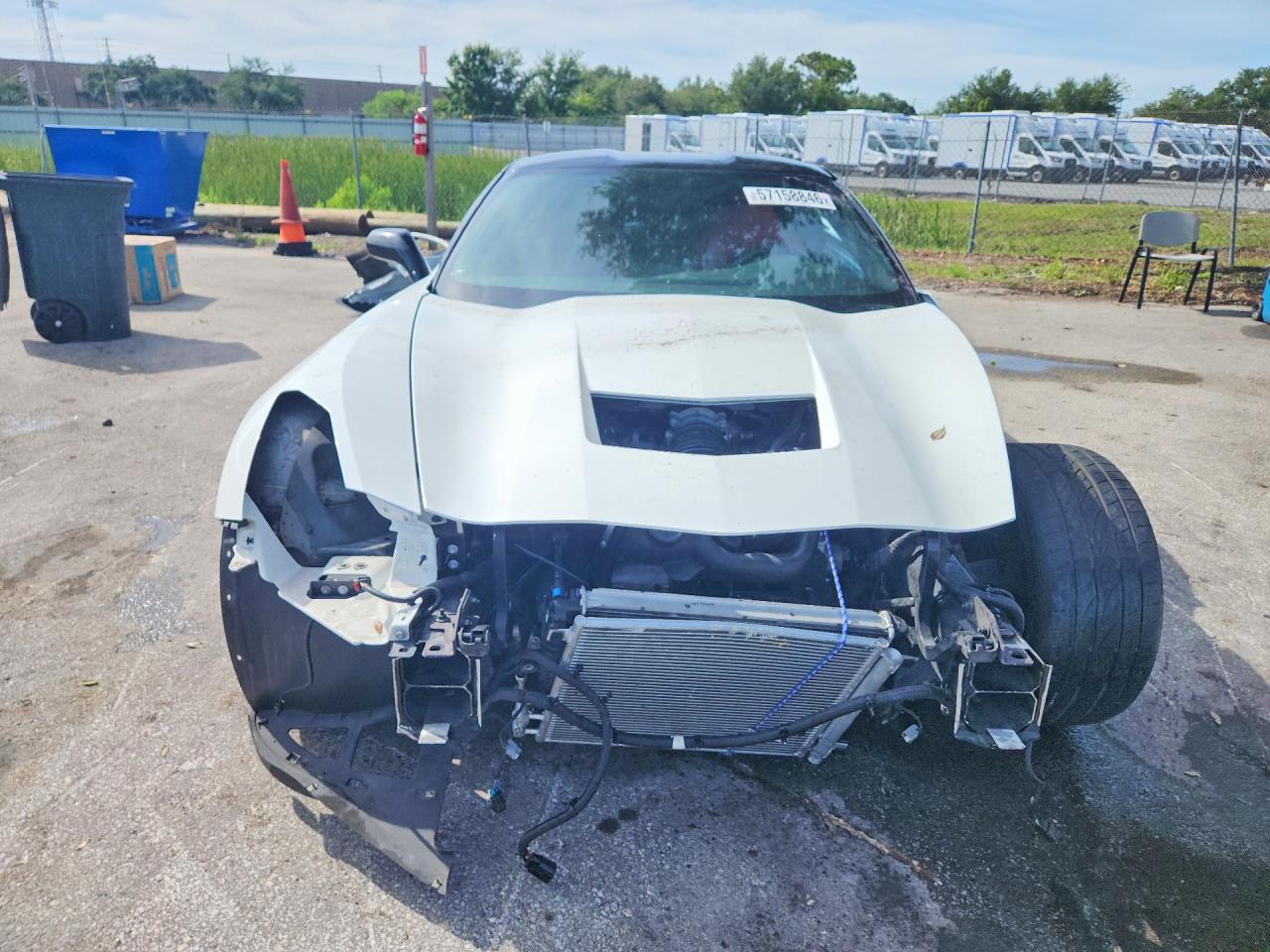 2014 Chevrolet Corvette Stingray Z51 1lt White vin: 1G1YG2D71E5127960
