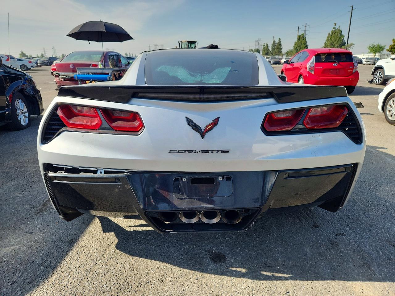 2015 Chevrolet Corvette Stingray Z51 1lt Серебряный vin: 1G1YG2D74F5101614