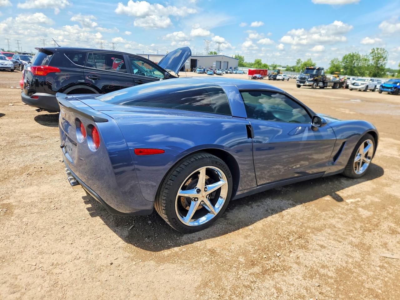 2013 Chevrolet Corvette Blue vin: 1G1YG2DW7D5100185