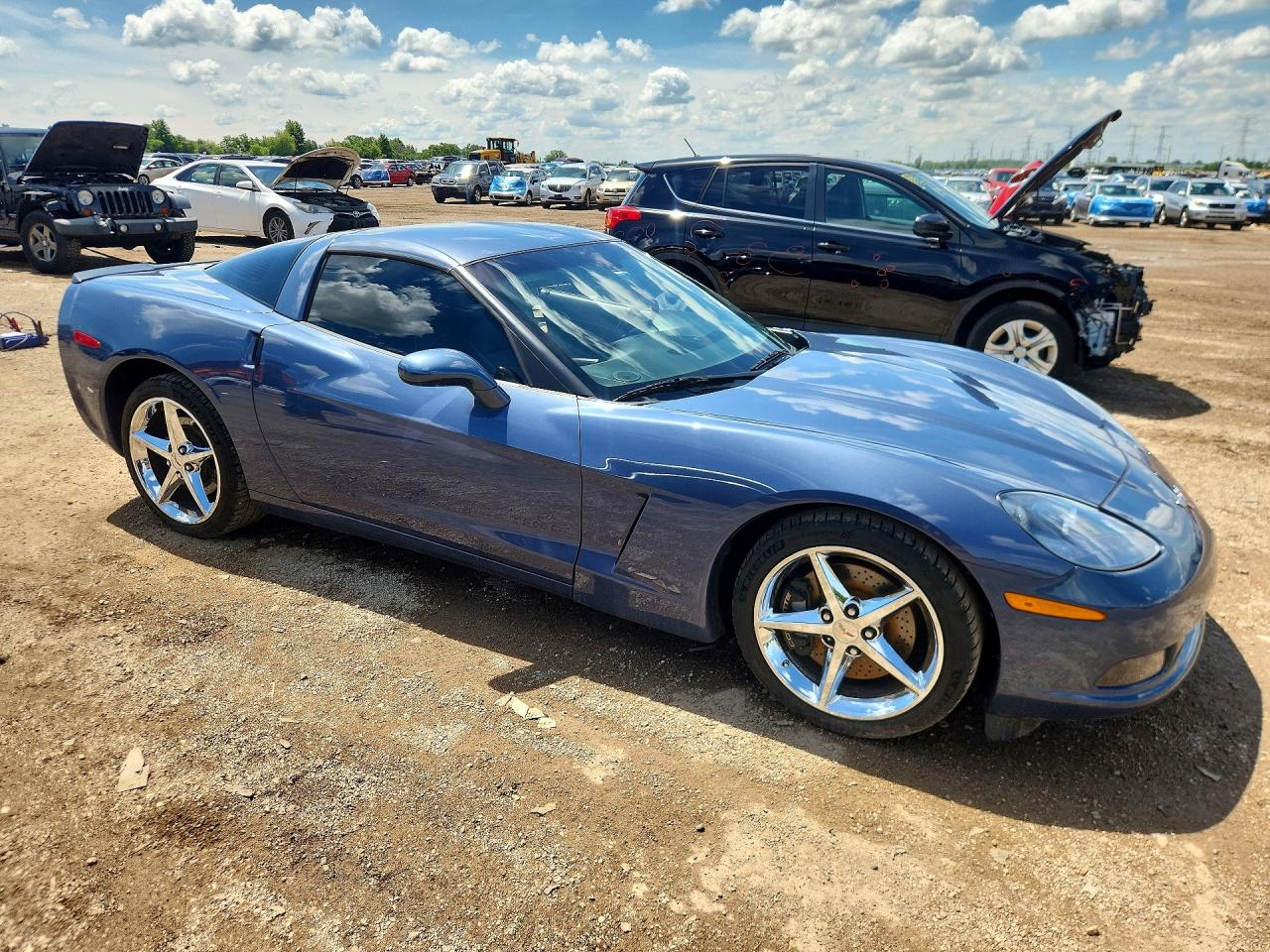 2013 Chevrolet Corvette Blue vin: 1G1YG2DW7D5100185