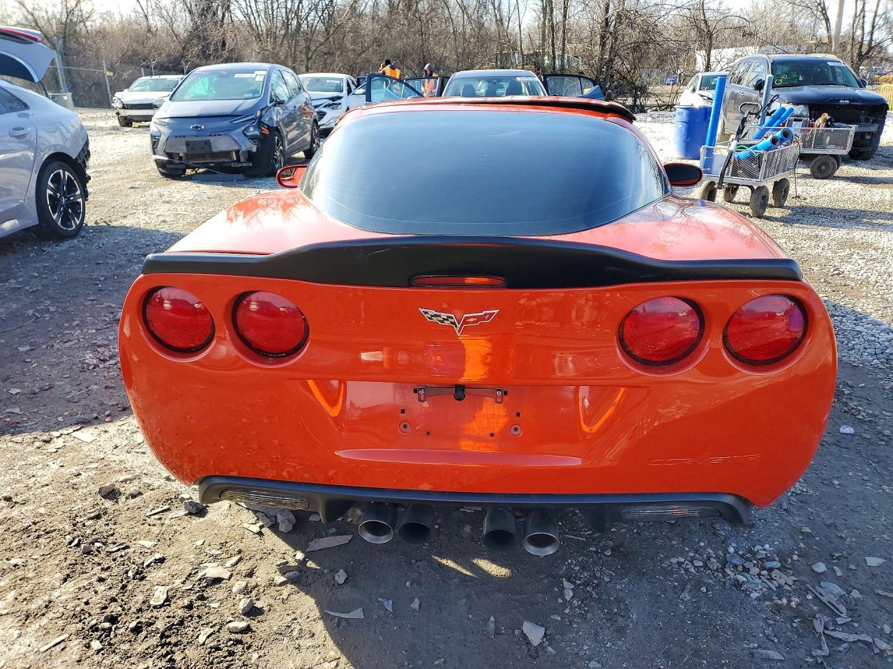 2011 Chevrolet Corvette Orange vin: 1G1YG2DW9B5106244