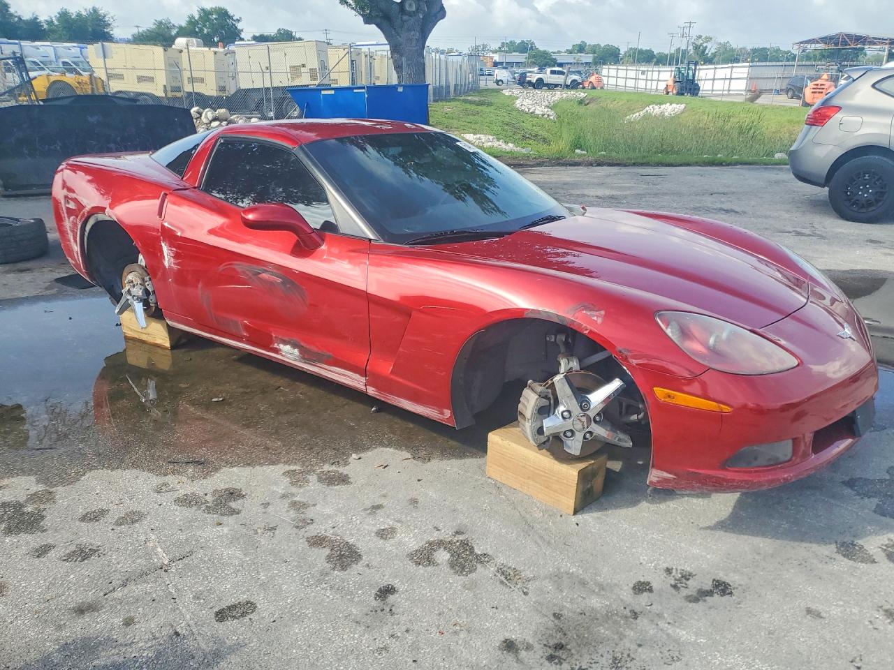2012 Chevrolet Corvette Красный vin: 1G1YG2DW9C5106195