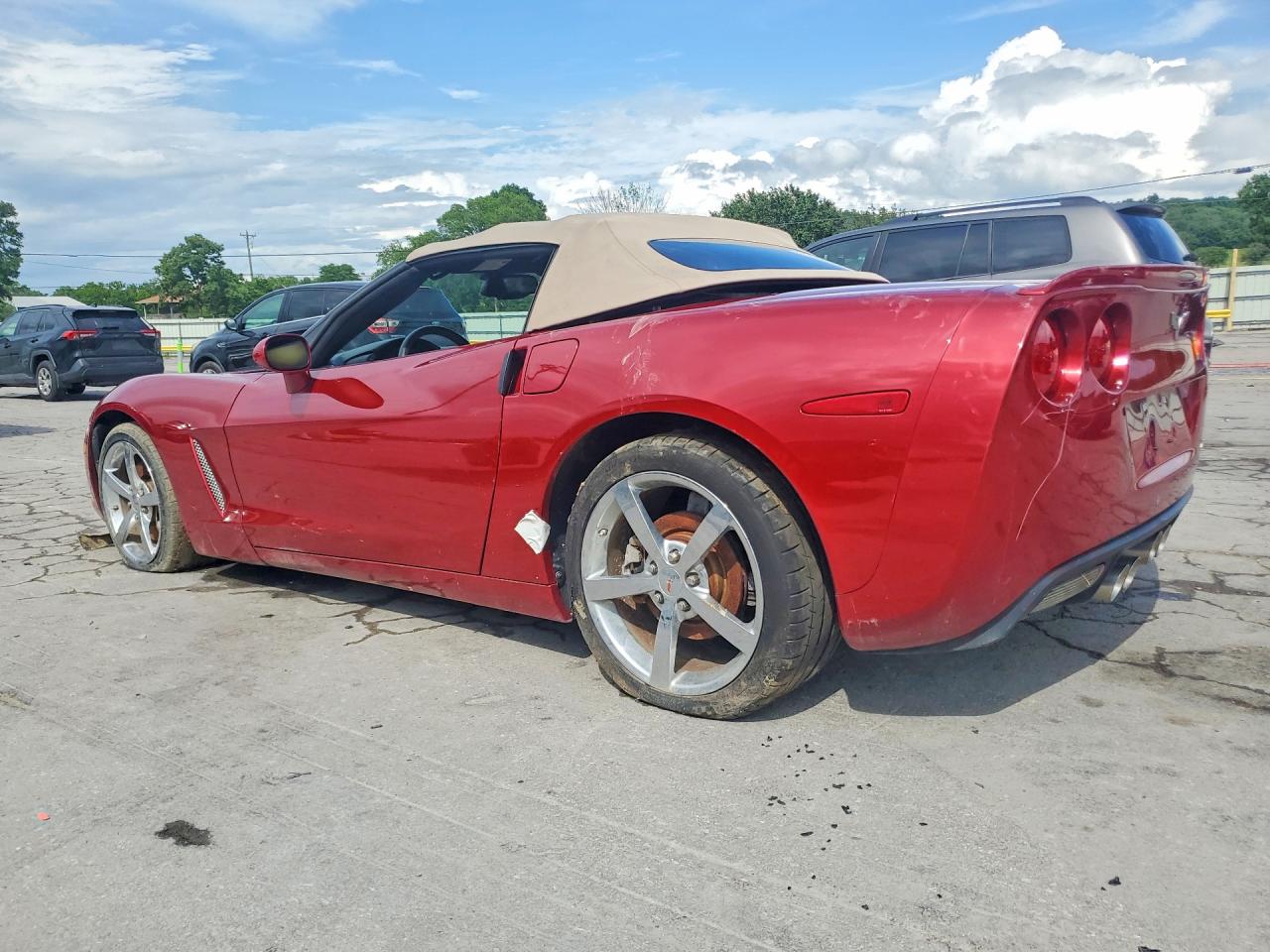 2010 Chevrolet Corvette Красный vin: 1G1YG3DW8A5104019