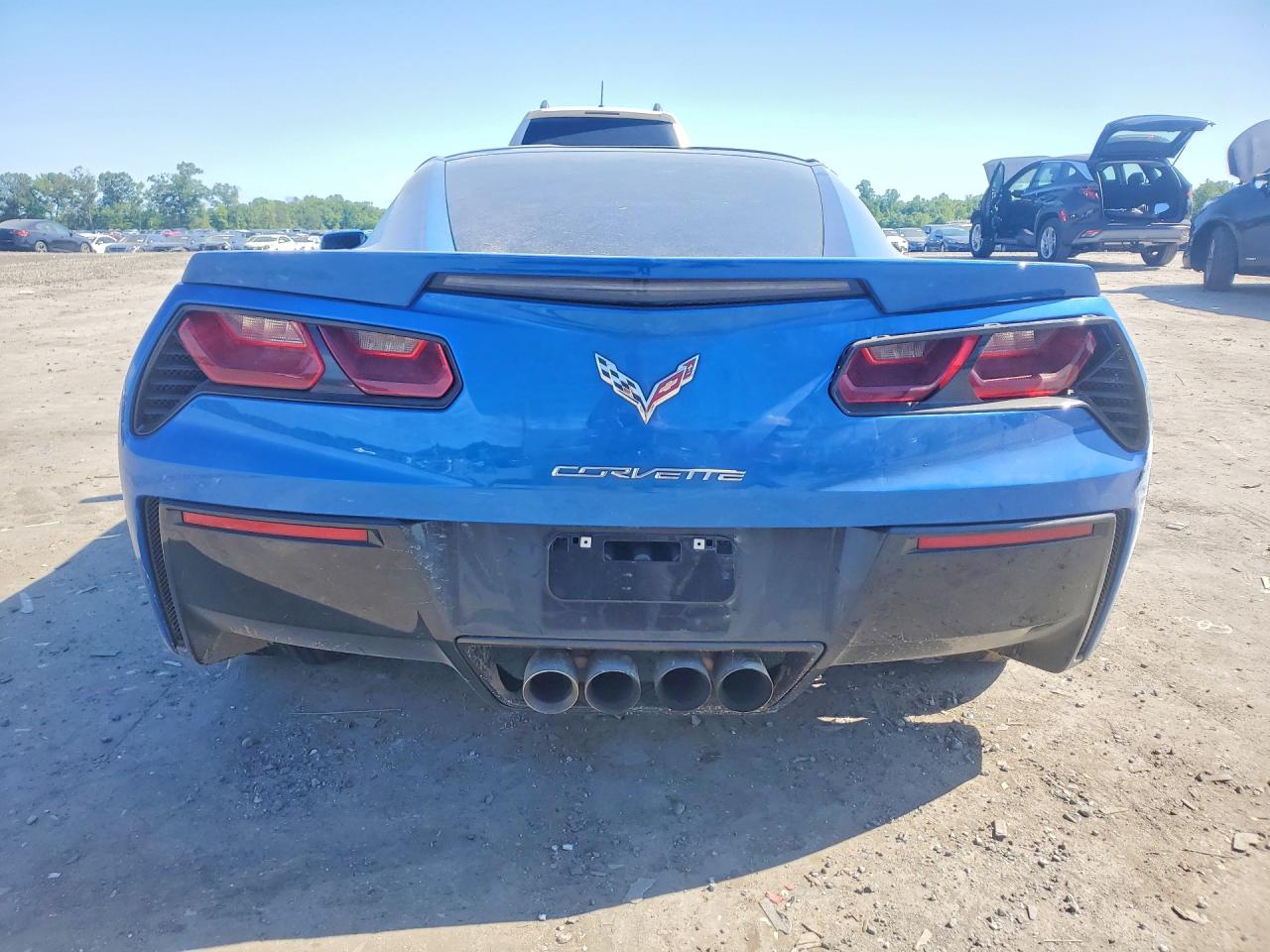 2014 Chevrolet Corvette Stingray Z51 1lt Blue vin: 1G1YH2D71E5102280