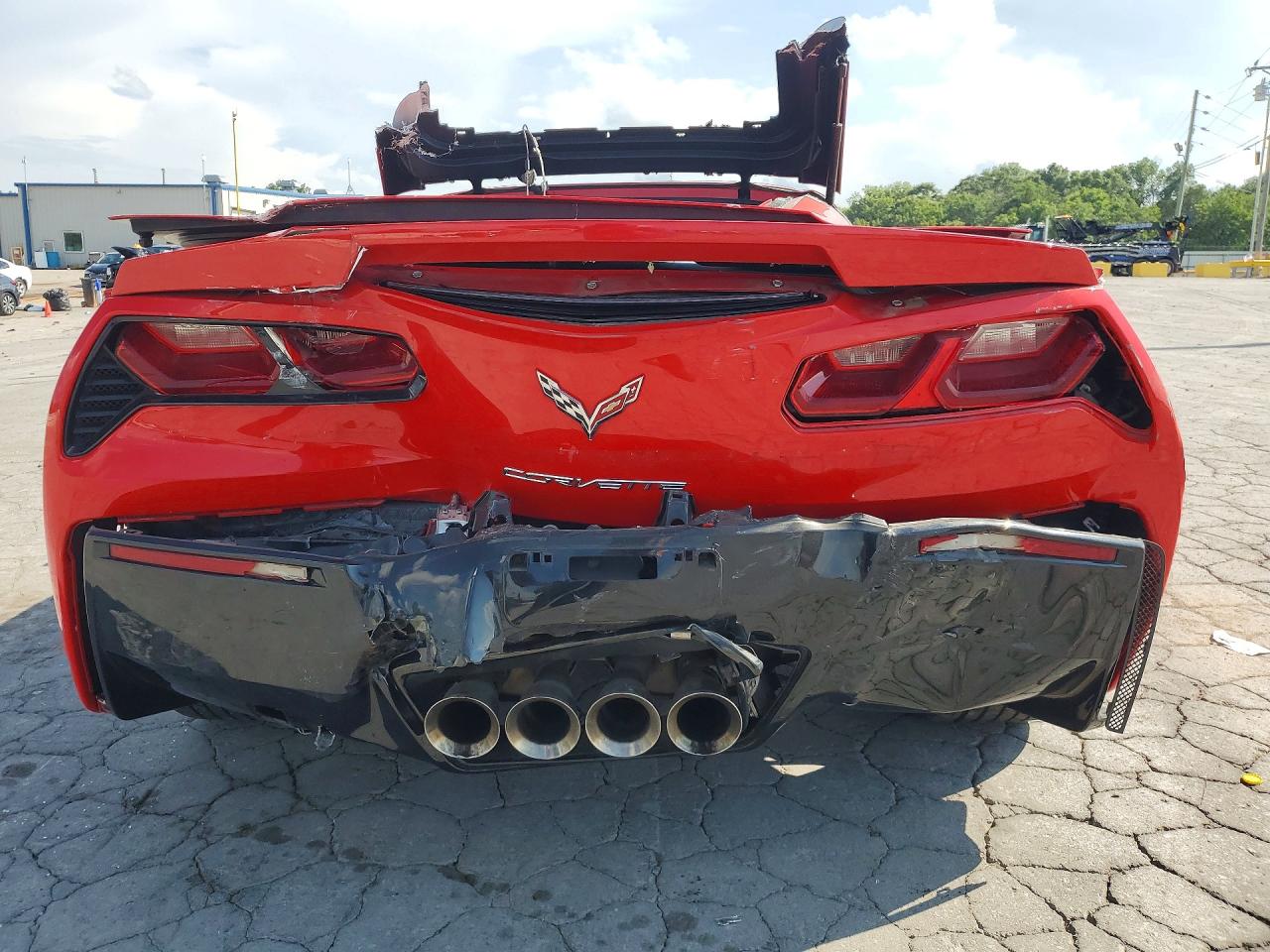 2015 Chevrolet Corvette Stingray Z51 2lt Red vin: 1G1YJ2D71F5105055