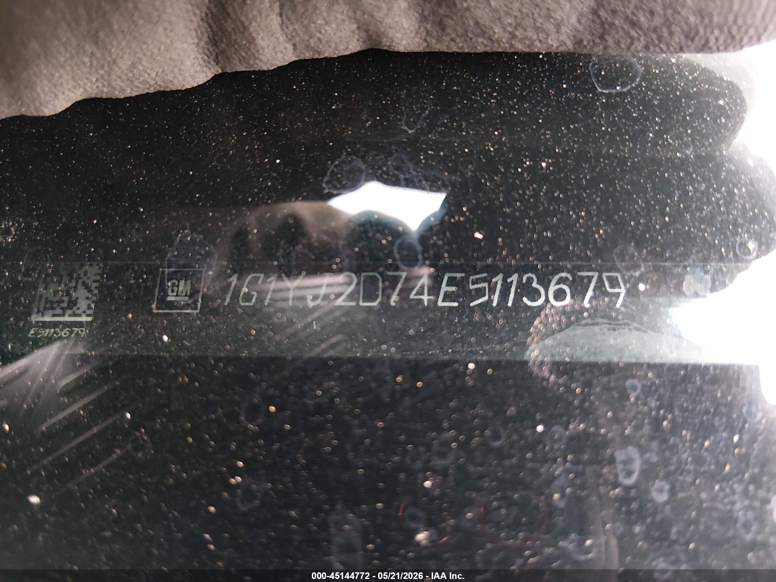 2014 Chevrolet Corvette Stingray Z51 Черный vin: 1G1YJ2D74E5113679