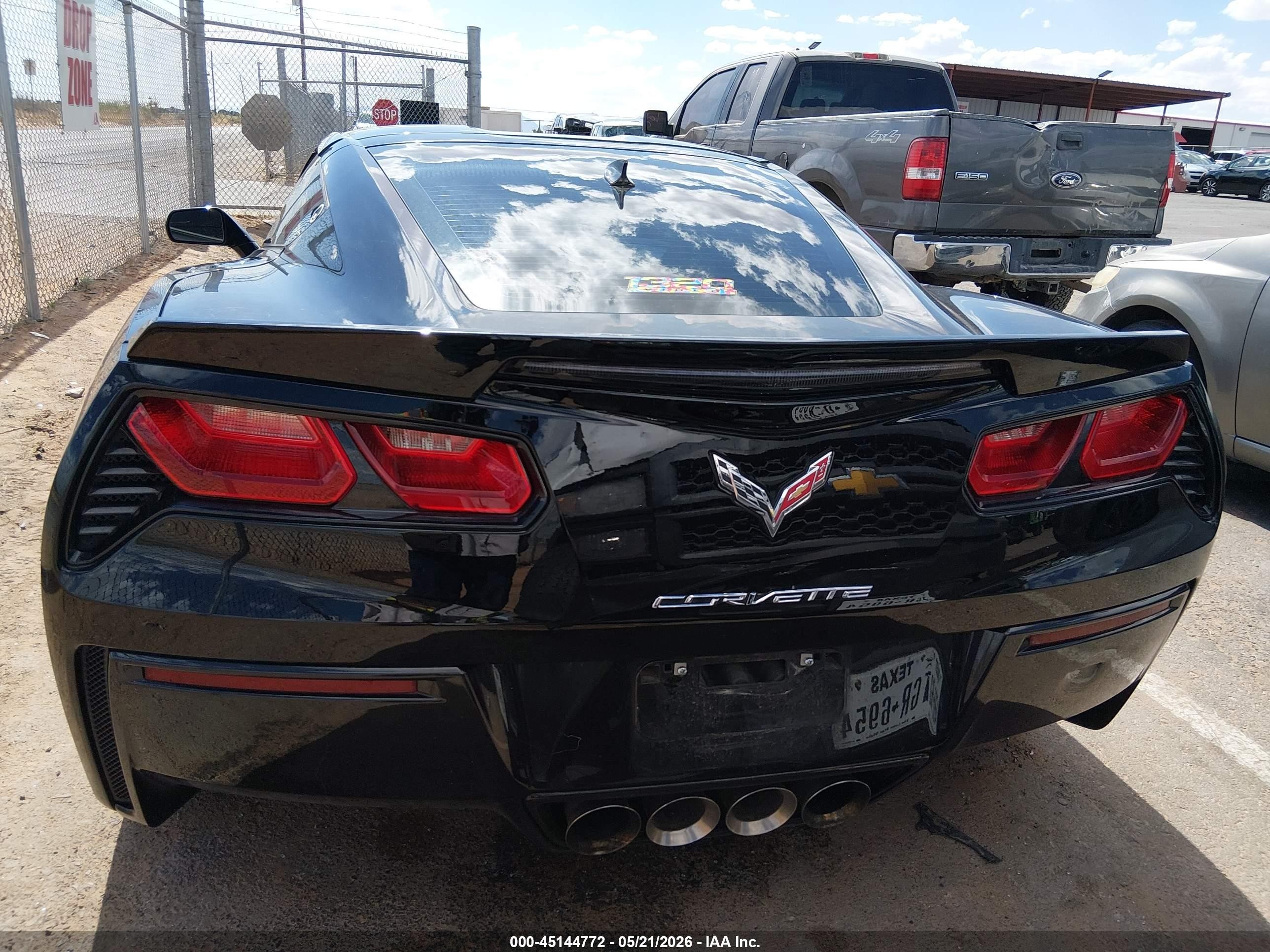 2014 Chevrolet Corvette Stingray Z51 Черный vin: 1G1YJ2D74E5113679