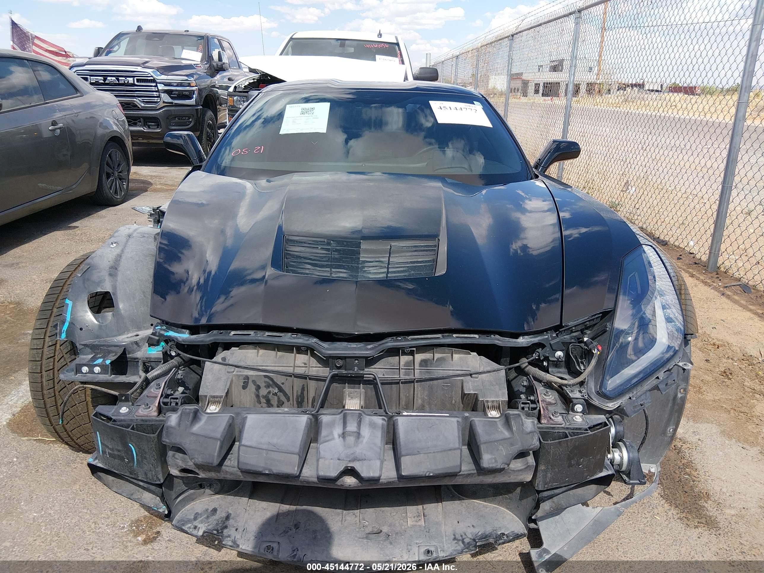 2014 Chevrolet Corvette Stingray Z51 Черный vin: 1G1YJ2D74E5113679