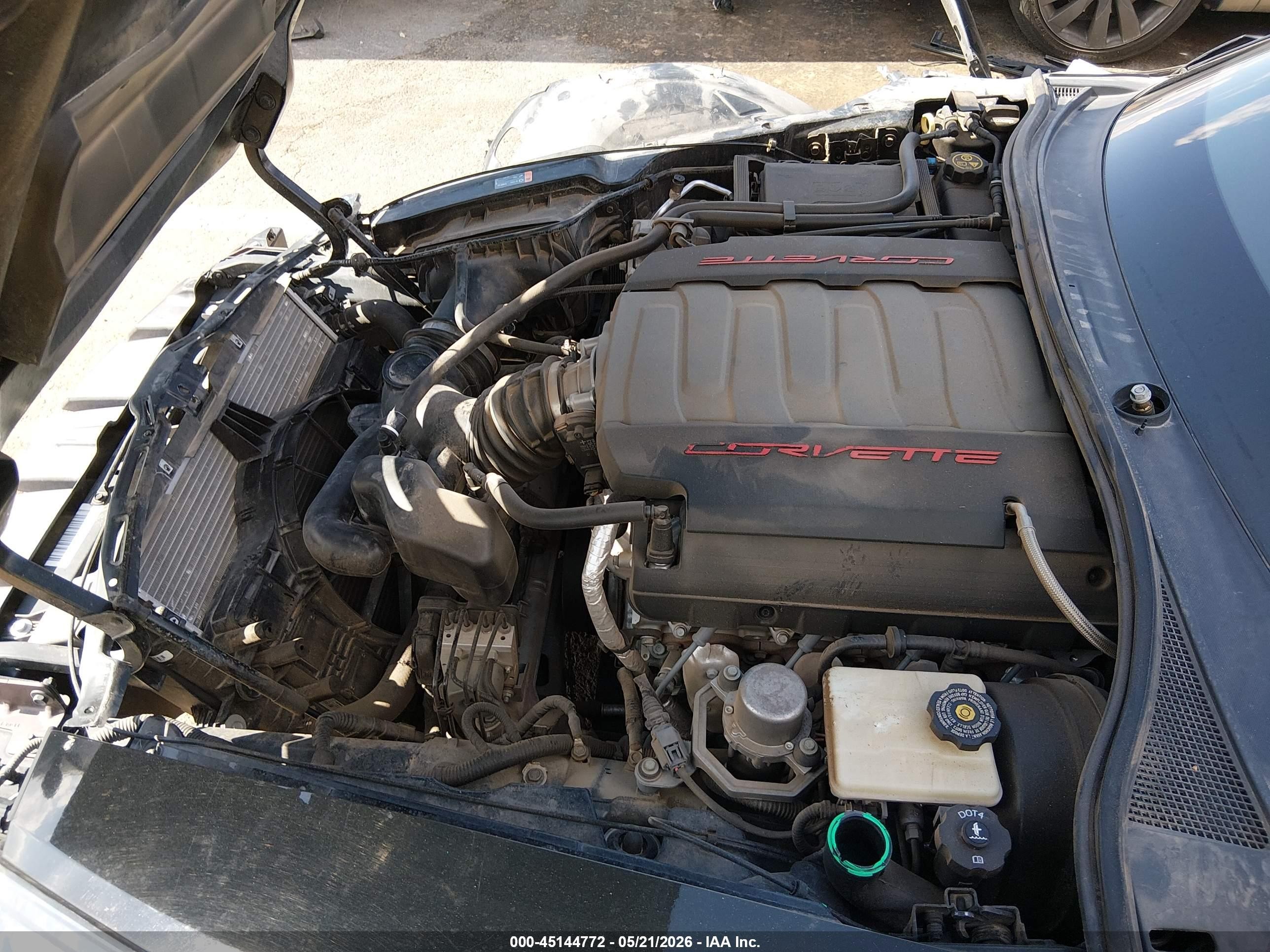 2014 Chevrolet Corvette Stingray Z51 Черный vin: 1G1YJ2D74E5113679
