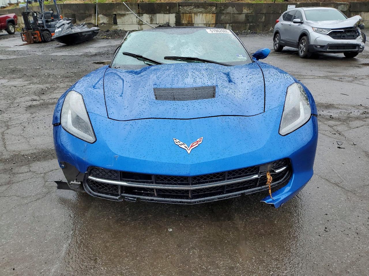 2014 Chevrolet Corvette Stingray Z51 2lt Blue vin: 1G1YJ2D79E5100698