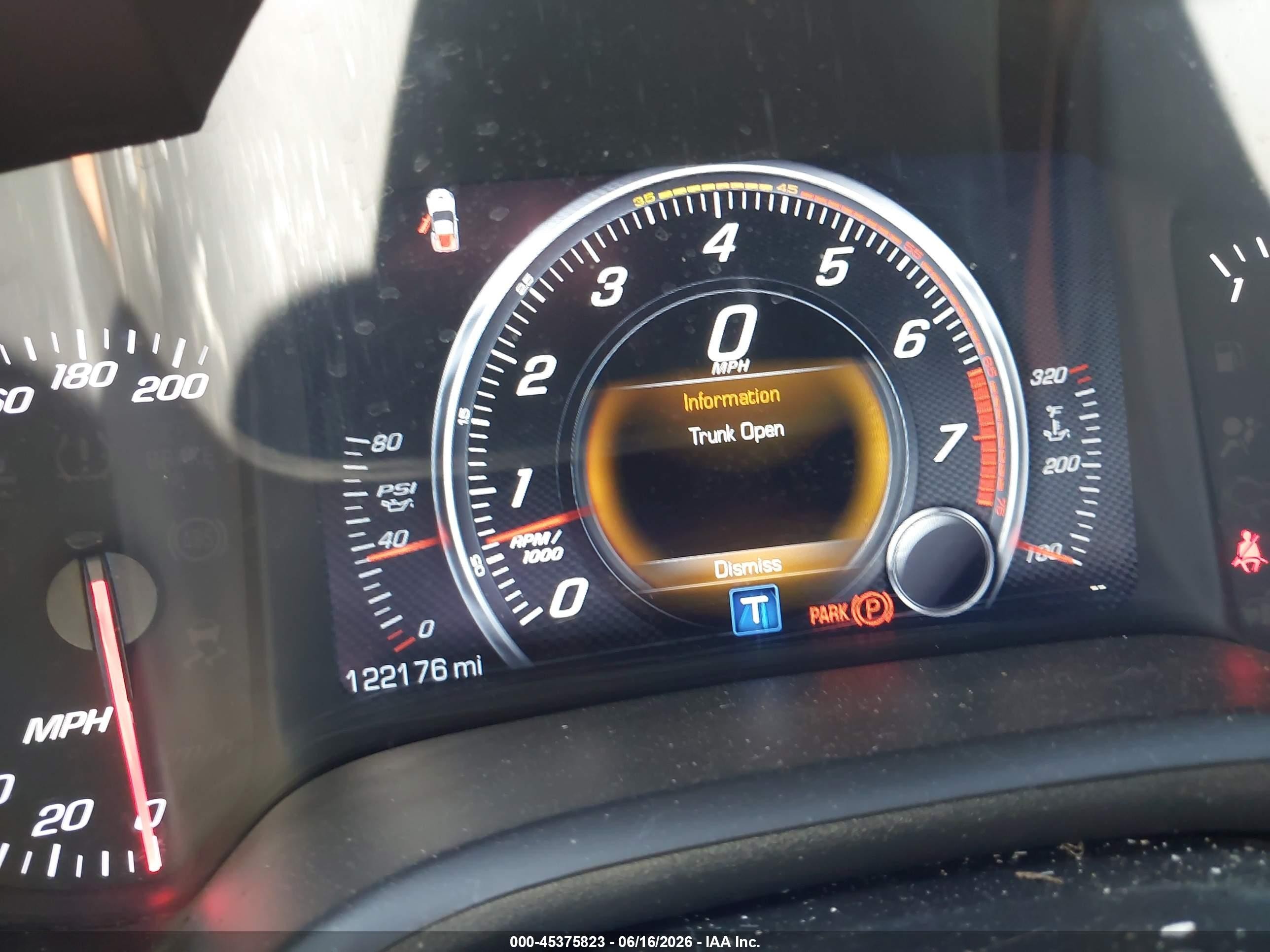 2015 Chevrolet Corvette Stingray Z51 Yellow vin: 1G1YJ2D79F5119317