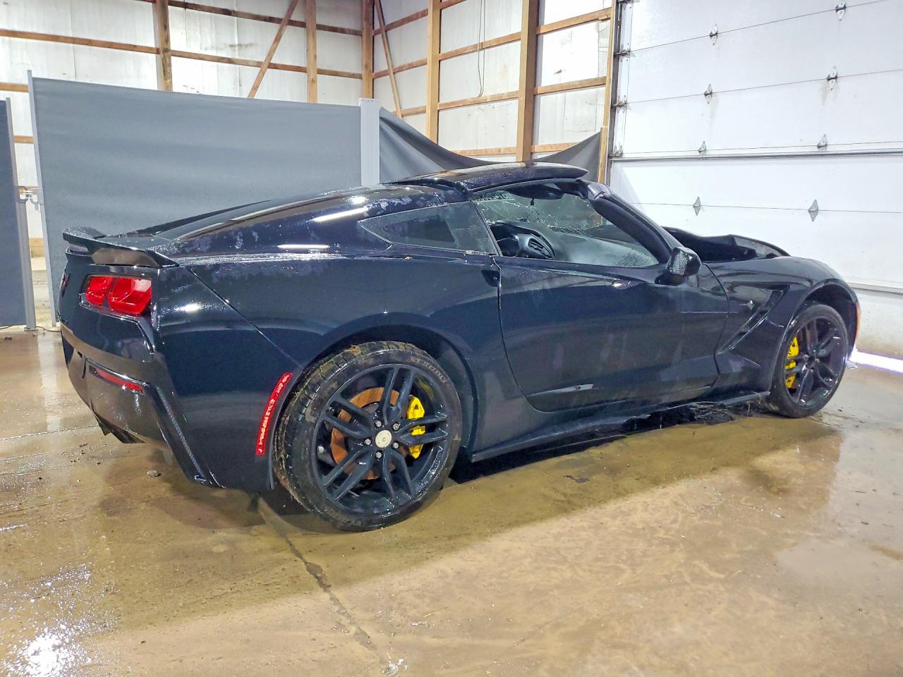 2015 Chevrolet Corvette Stingray Z51 2lt Black vin: 1G1YK2D75F5114953
