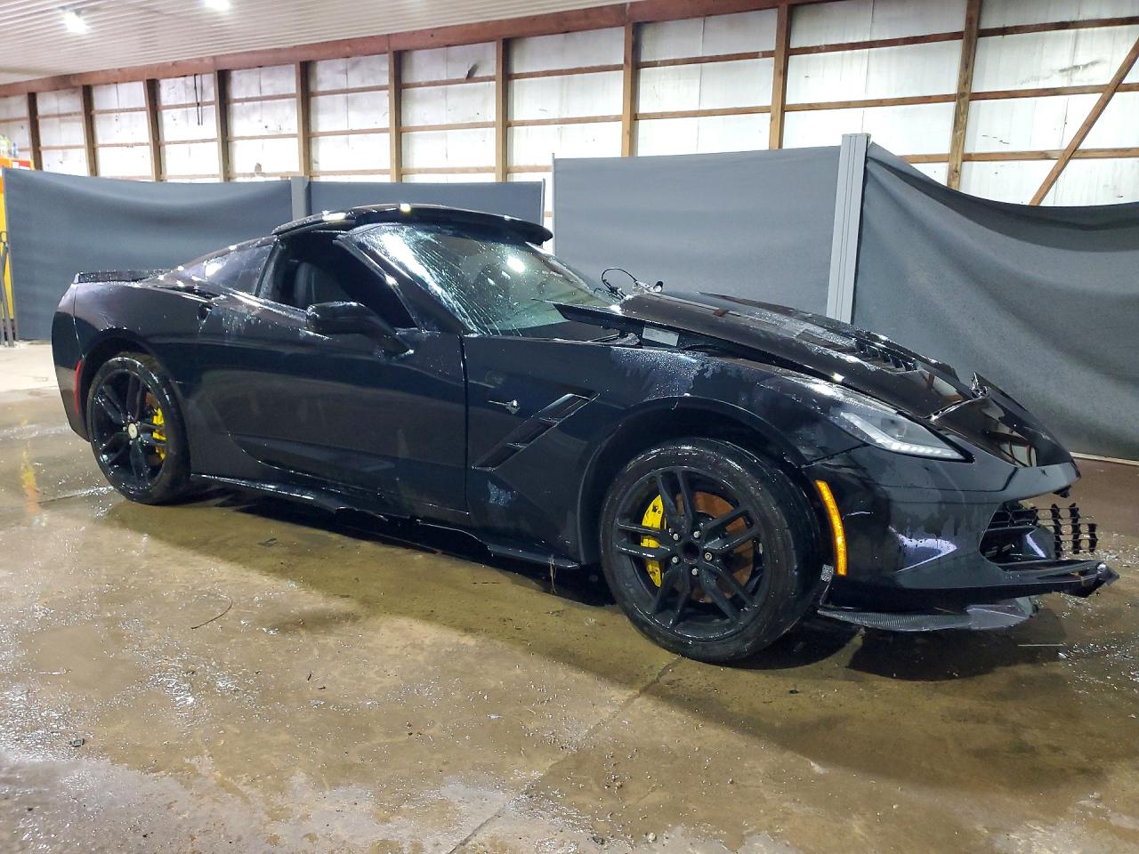 2015 Chevrolet Corvette Stingray Z51 2lt Black vin: 1G1YK2D75F5114953