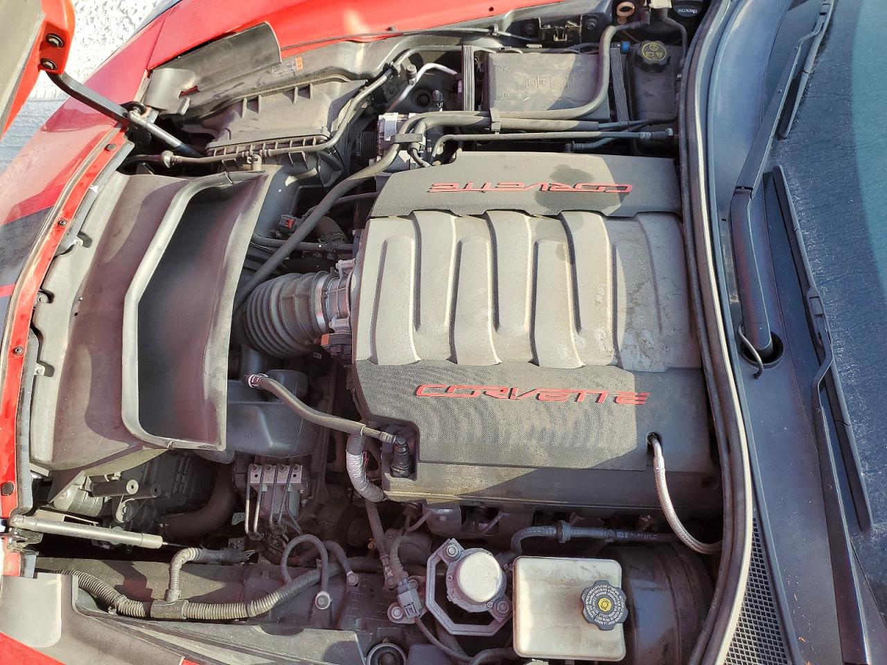 2015 Chevrolet Corvette Stingray Z51 2lt Red vin: 1G1YK2D75F5121028